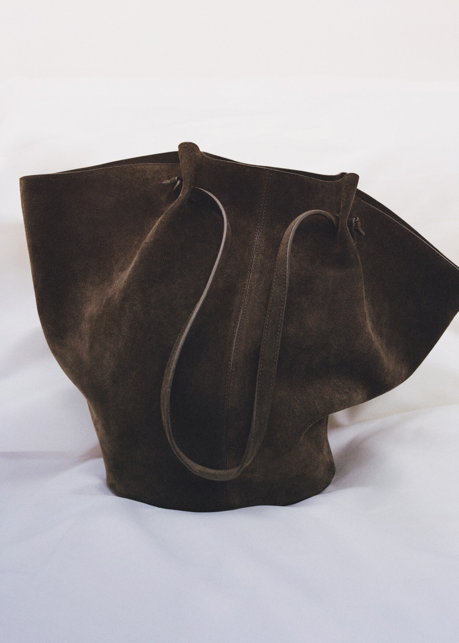 Suede leather shopper bag - Details of the article 6
