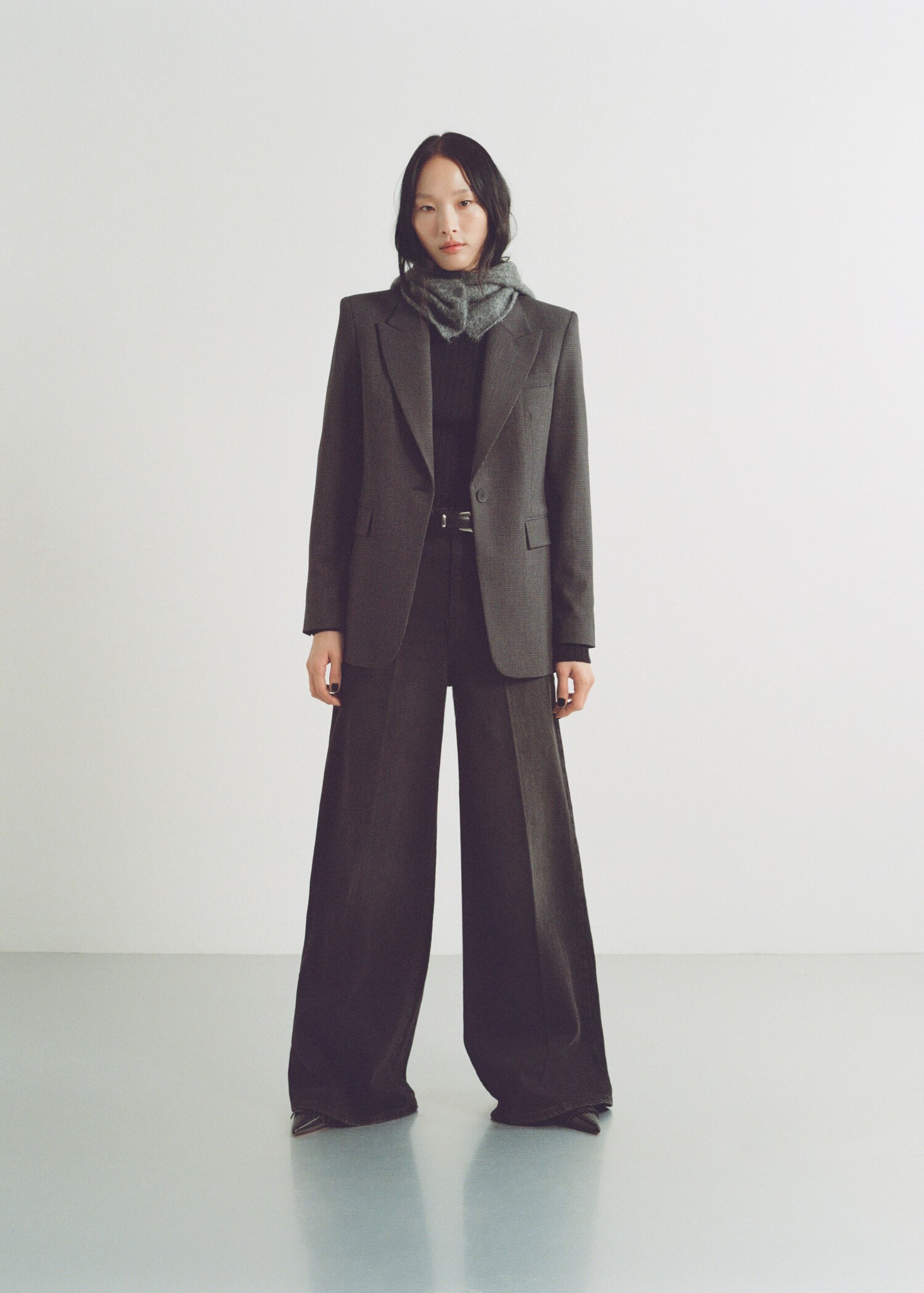 Straight-fit micro-houndstooth jacket - Details of the article 6