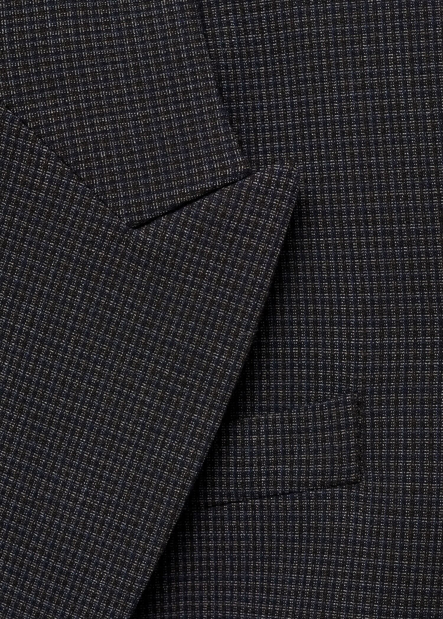 Straight-fit micro-houndstooth jacket - Details of the article 8