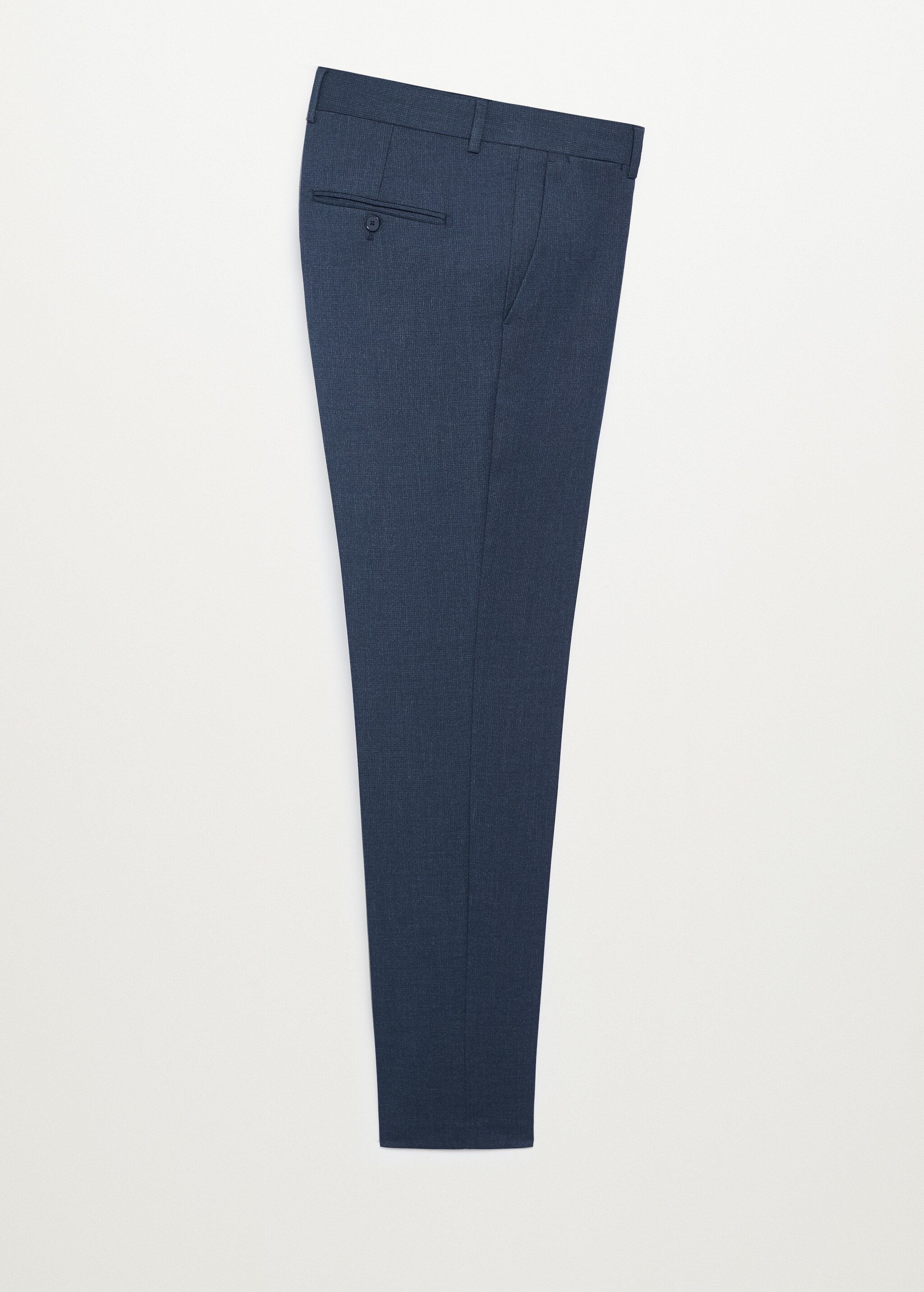 Oblekové kalhoty slim fit s mikro strukturou - Zboží bez modelu
