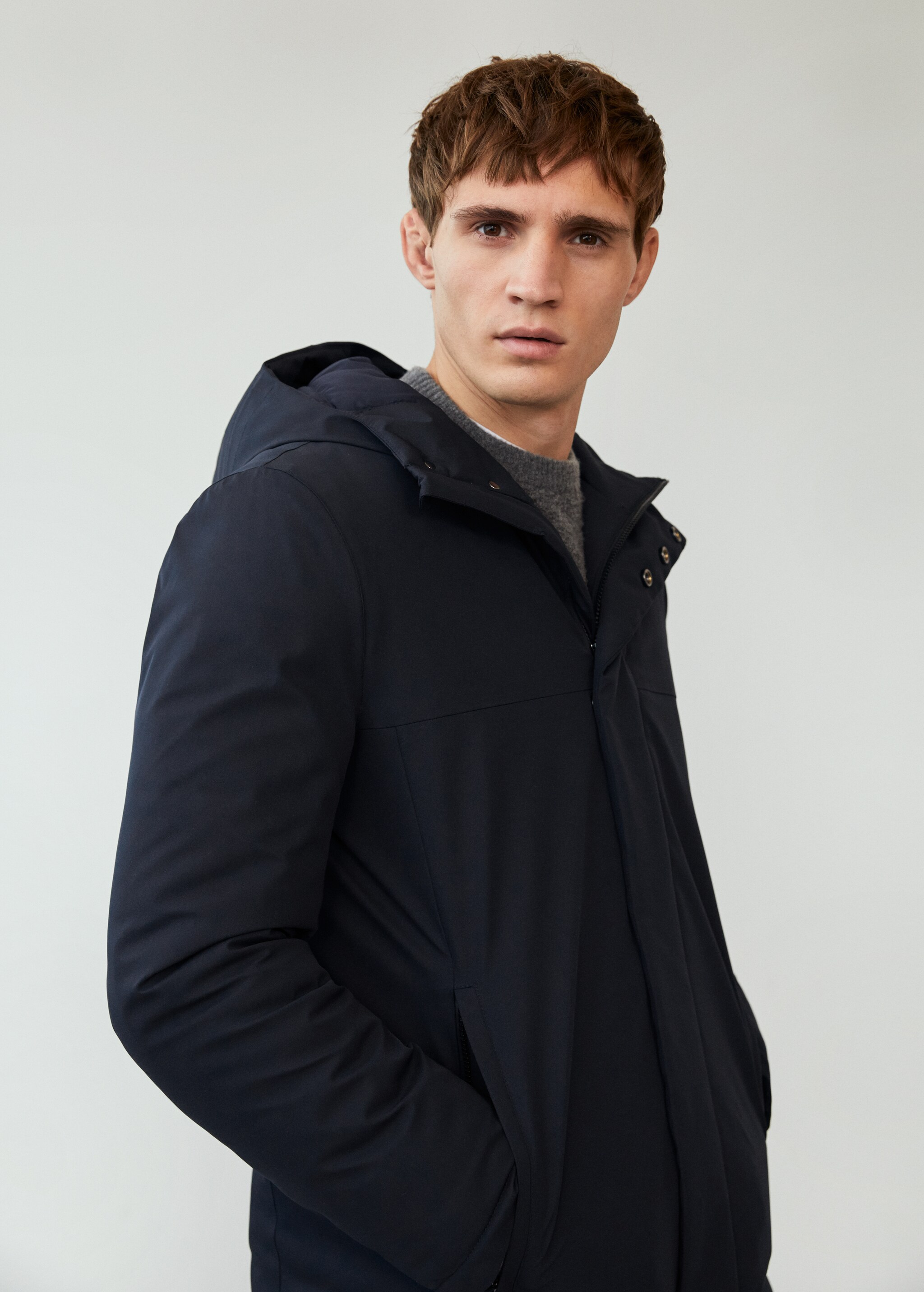 Parka acolchada impermeable capucha - Detalle del artículo 1