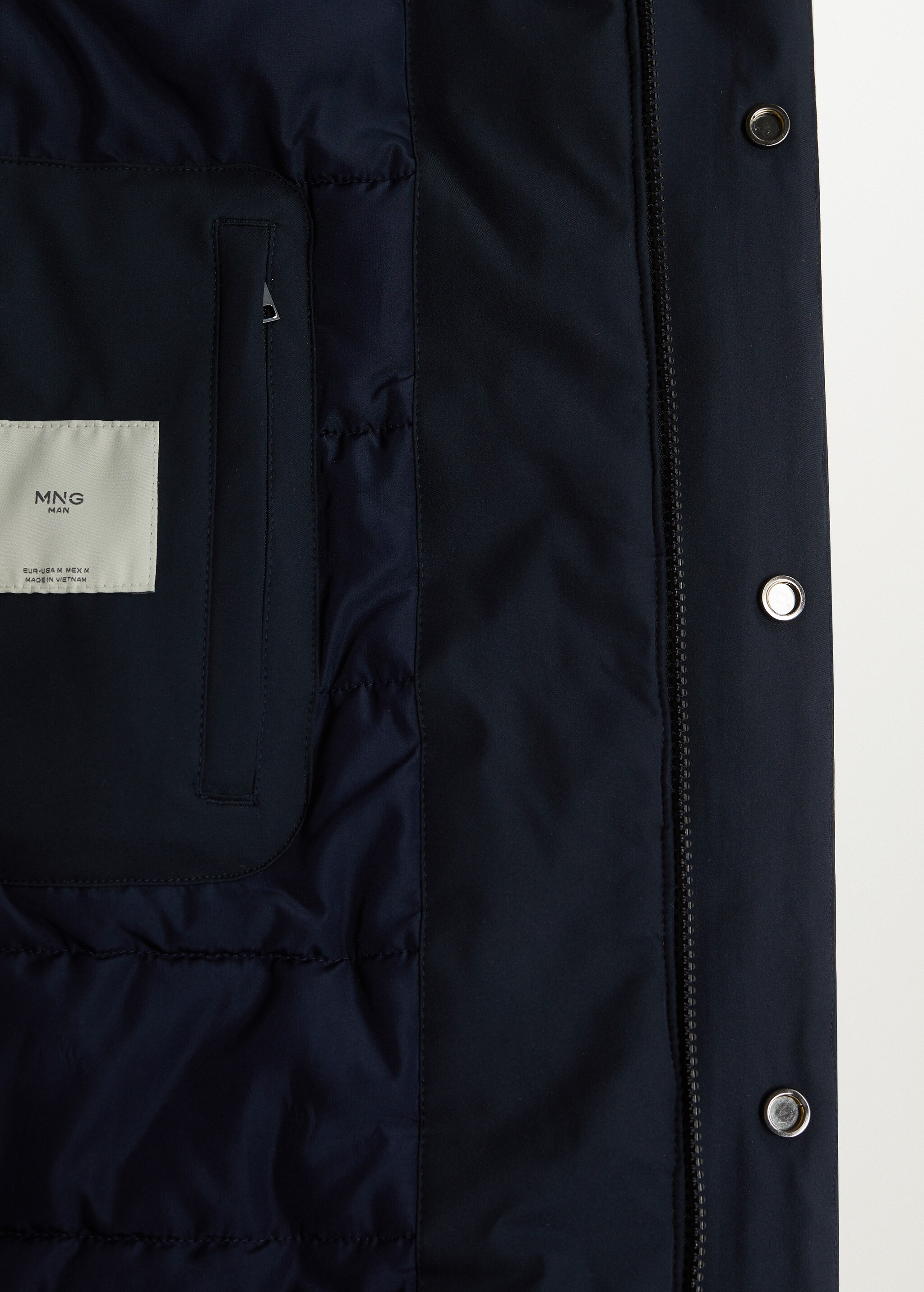 Parka acolchada impermeable capucha - Detalle del artículo 7