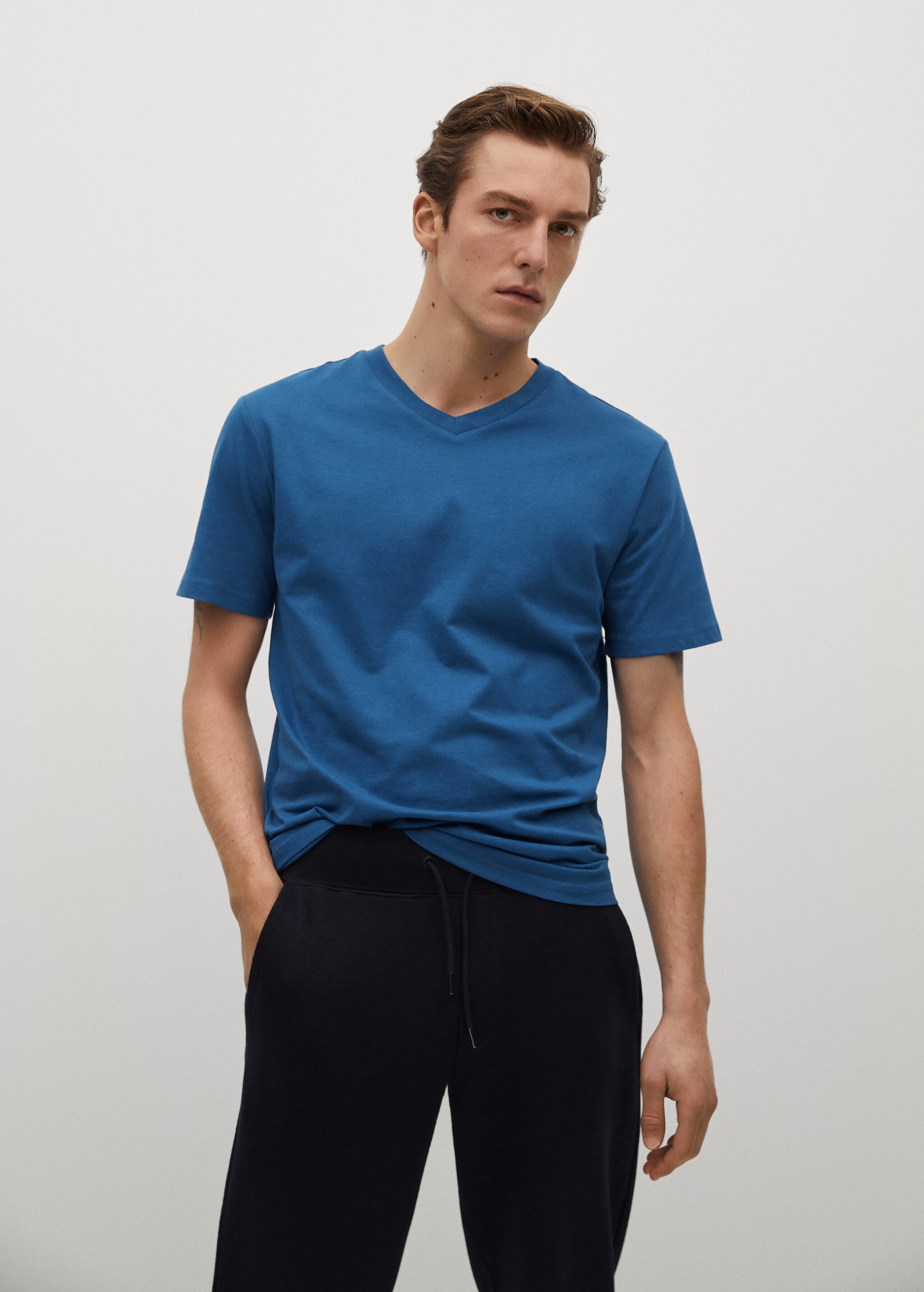 Sustainable cotton t-shirt - Medium plane