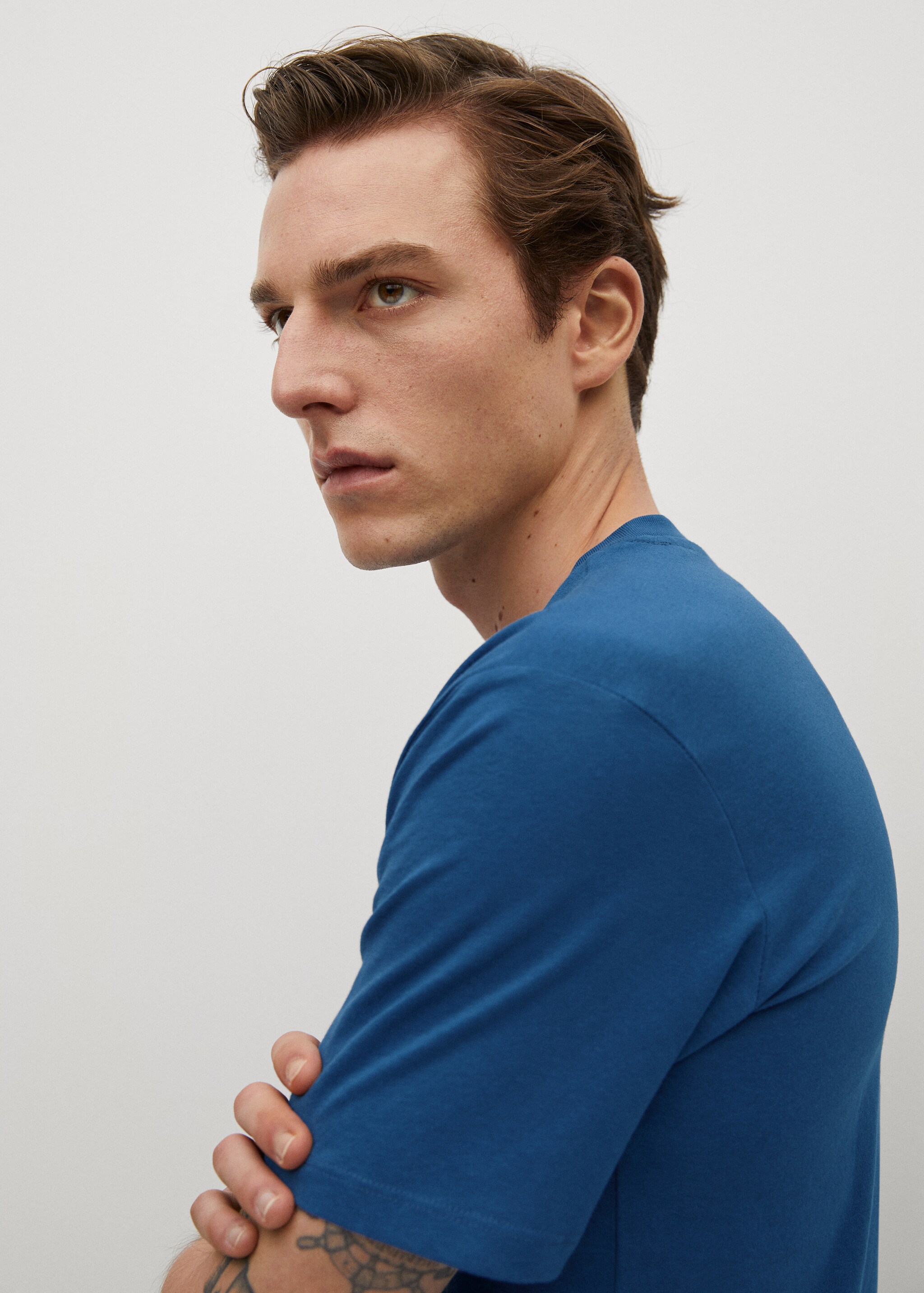 Sustainable cotton t-shirt - Details of the article 1