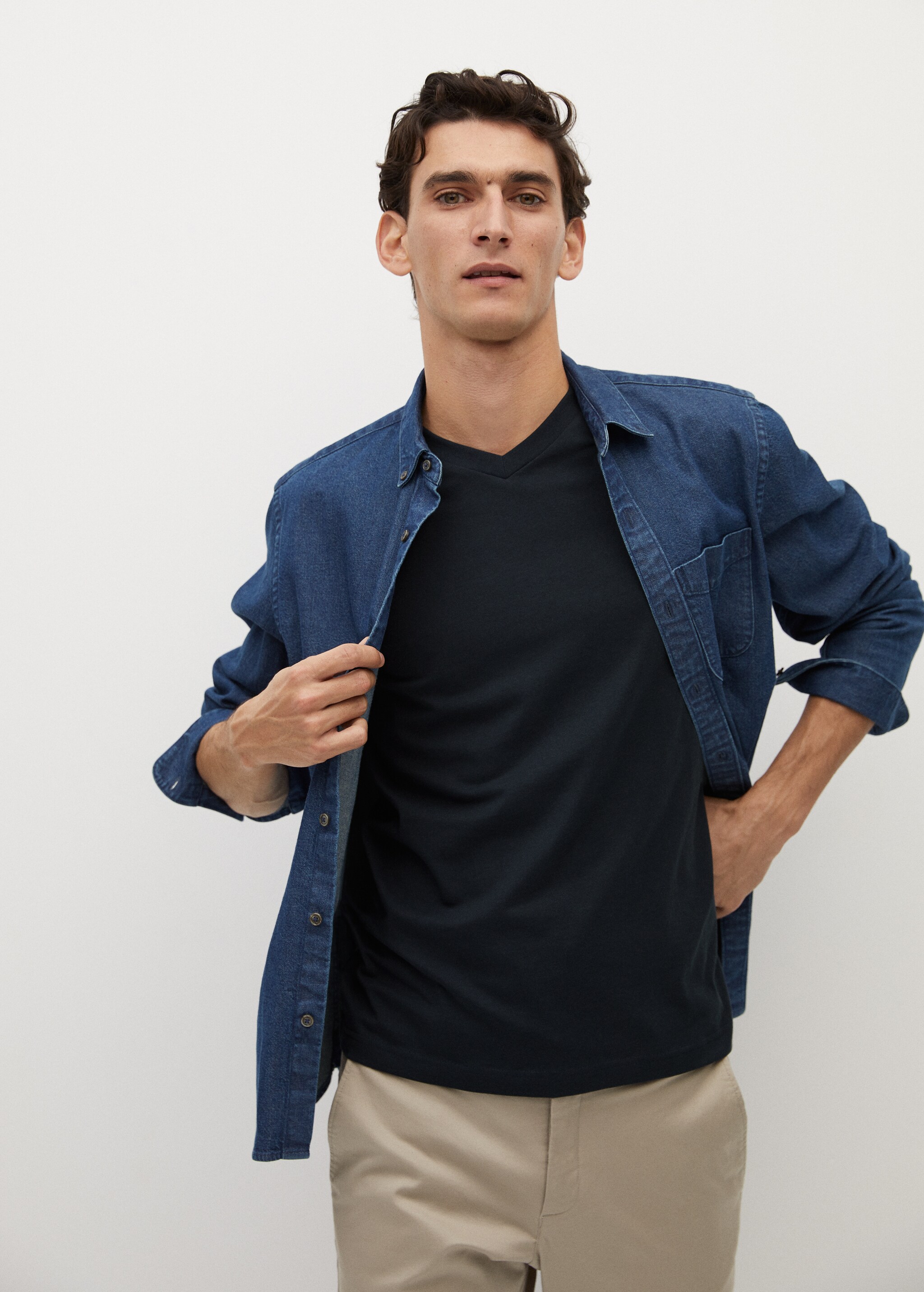 Sustainable cotton t-shirt - Details of the article 1