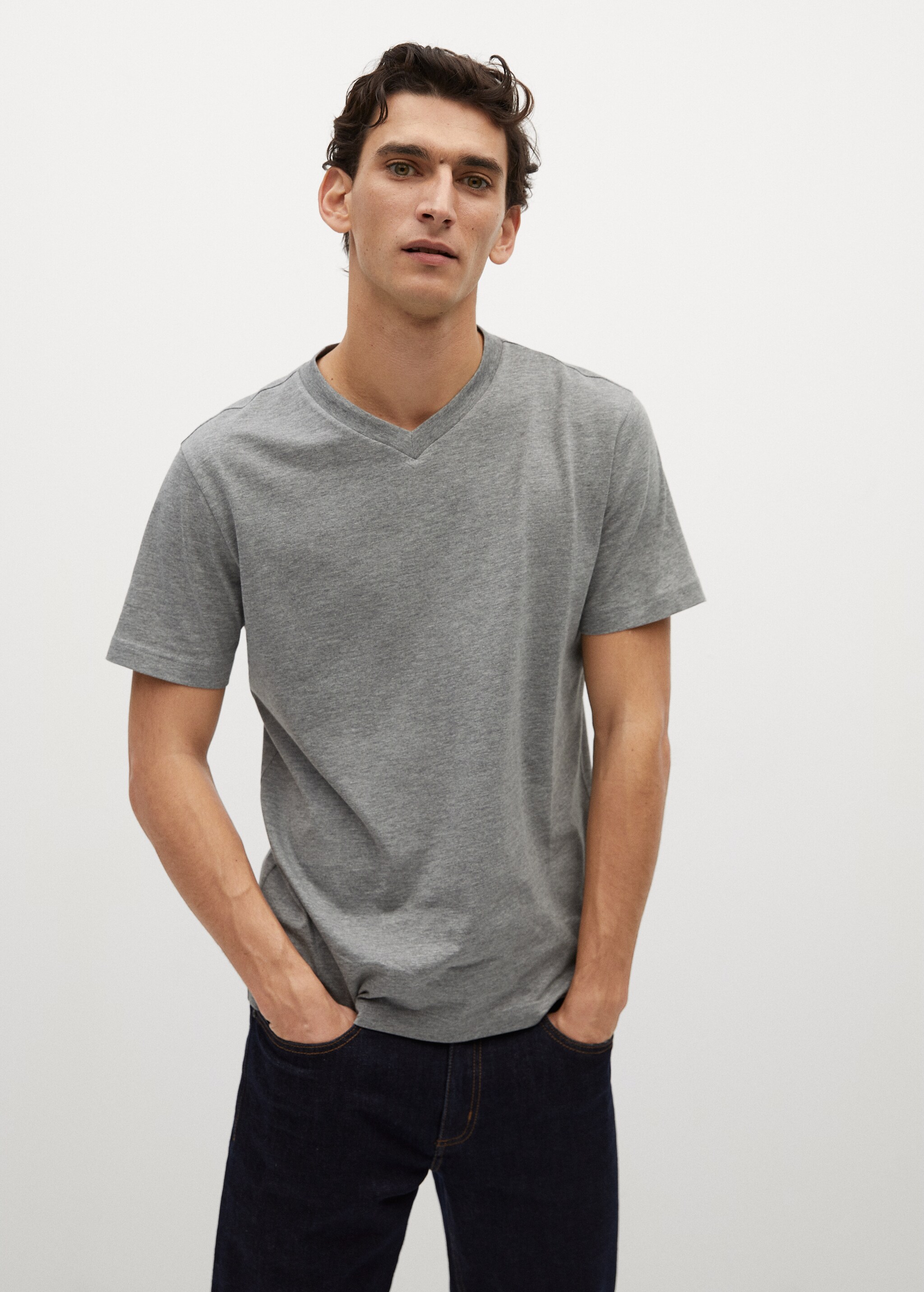 Sustainable cotton t-shirt - Medium plane
