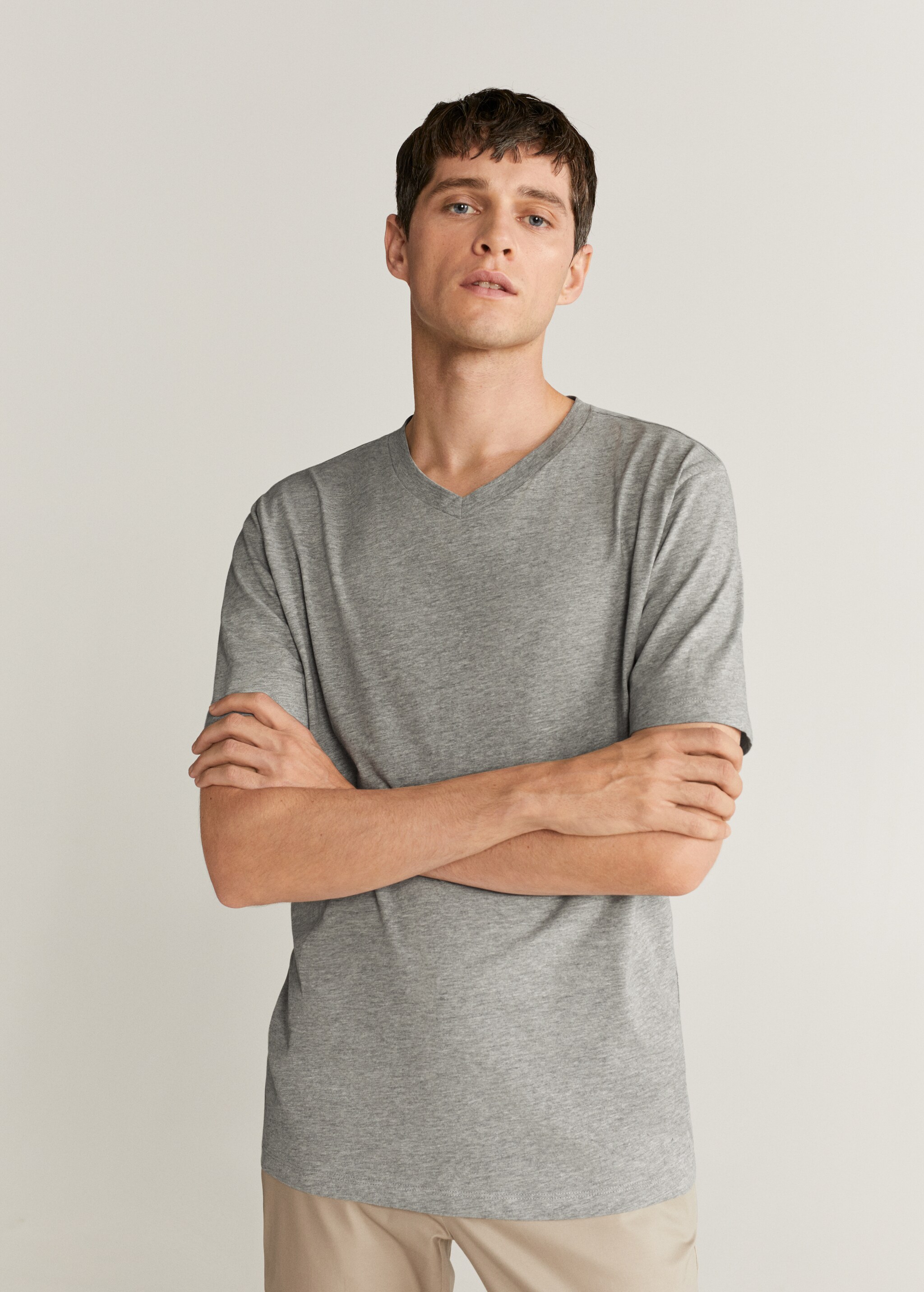 Sustainable cotton t-shirt - Medium plane