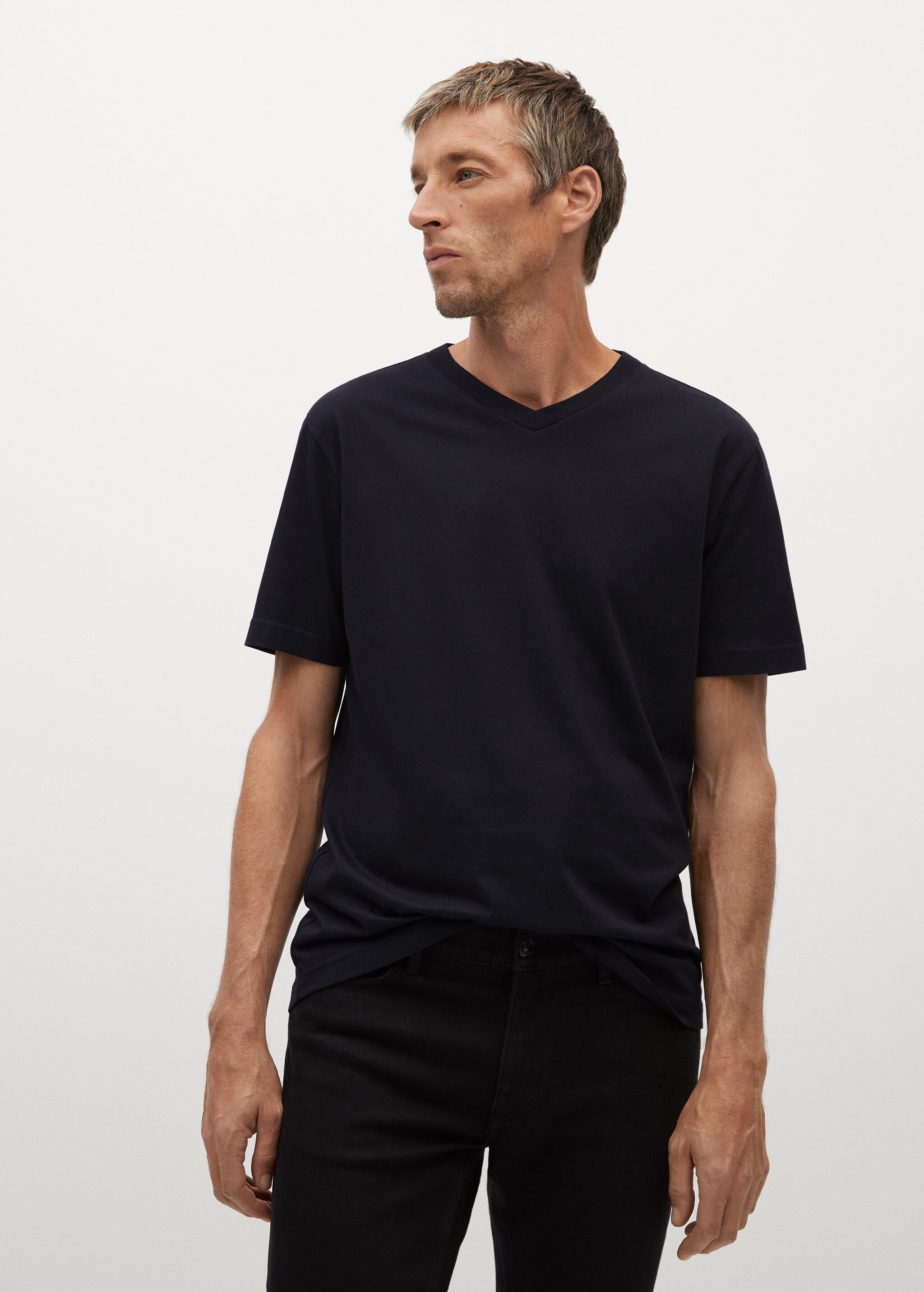 Sustainable cotton t-shirt - Medium plane
