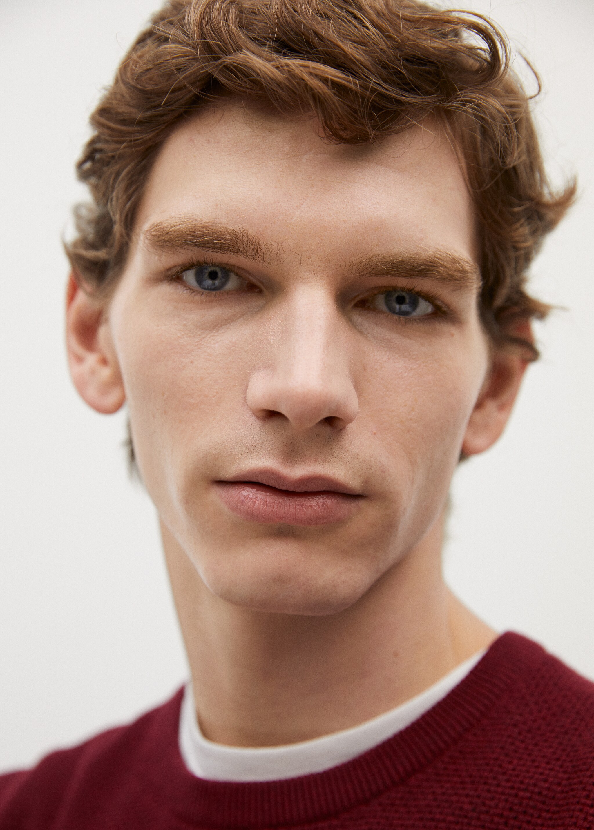 Structured cotton sweater - Details of the article 1