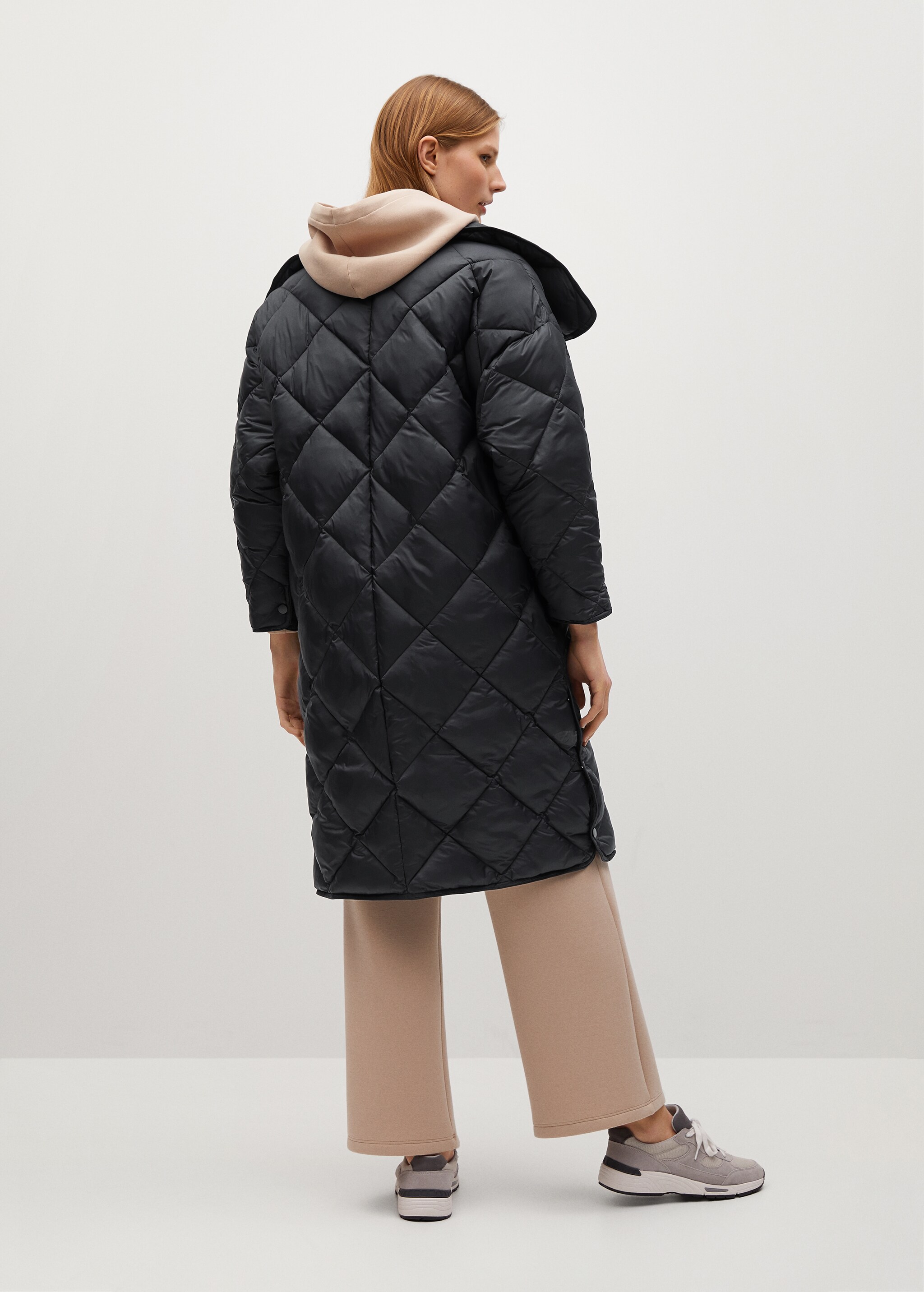 Anorak acolchado oversize - Reverso del artículo