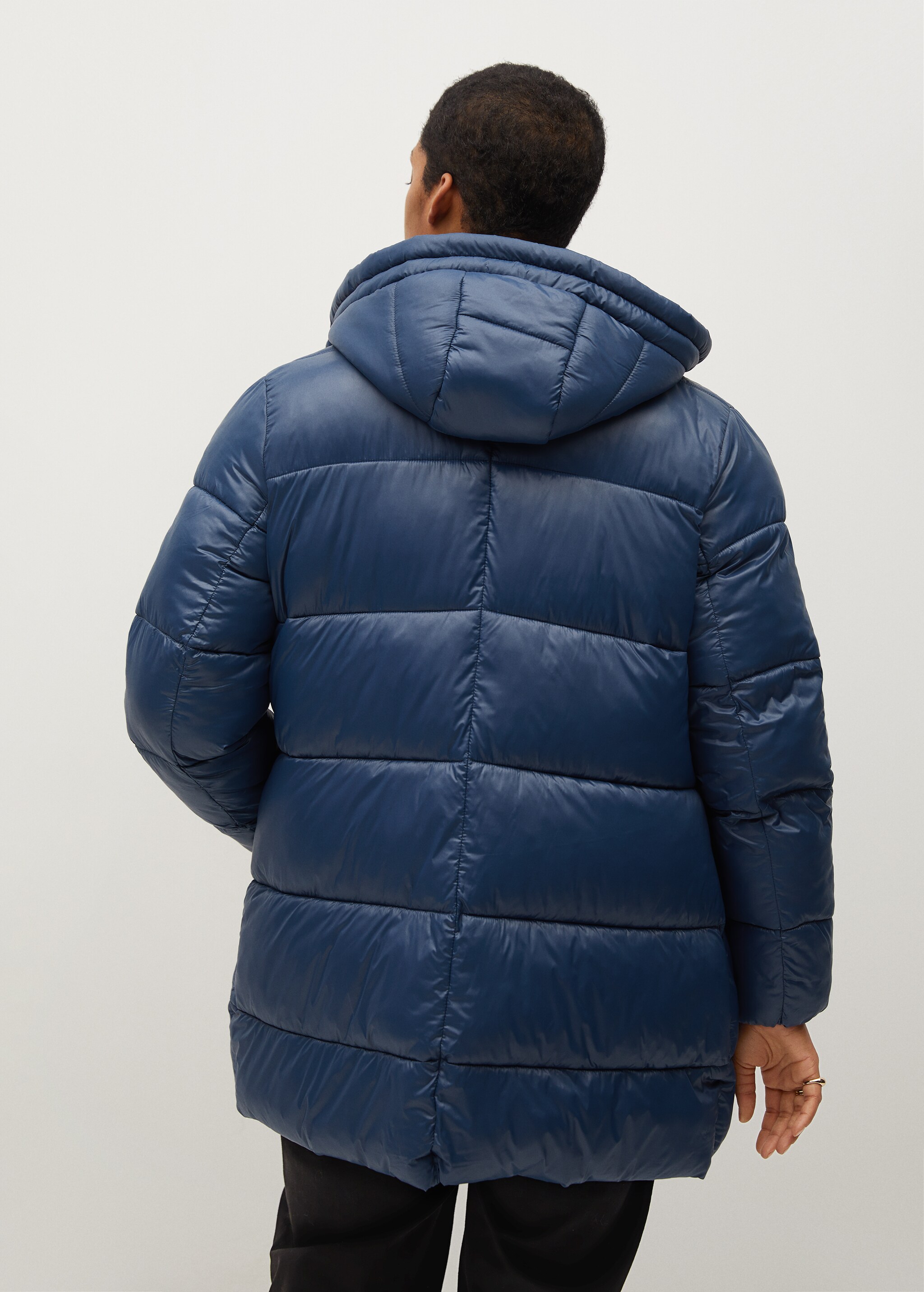 Anorak acolchado capucha - Reverso del artículo