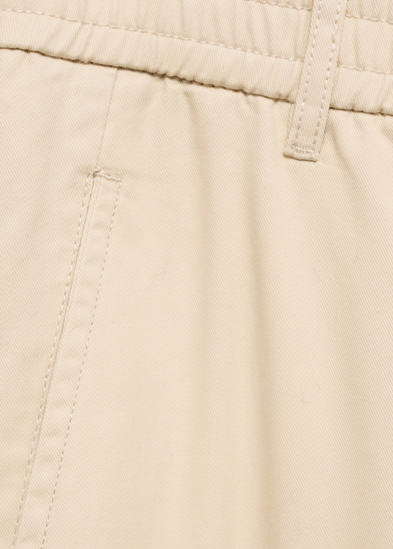 Bavlněné kalhoty regular fit se šňůrkou - Detail zboží 0