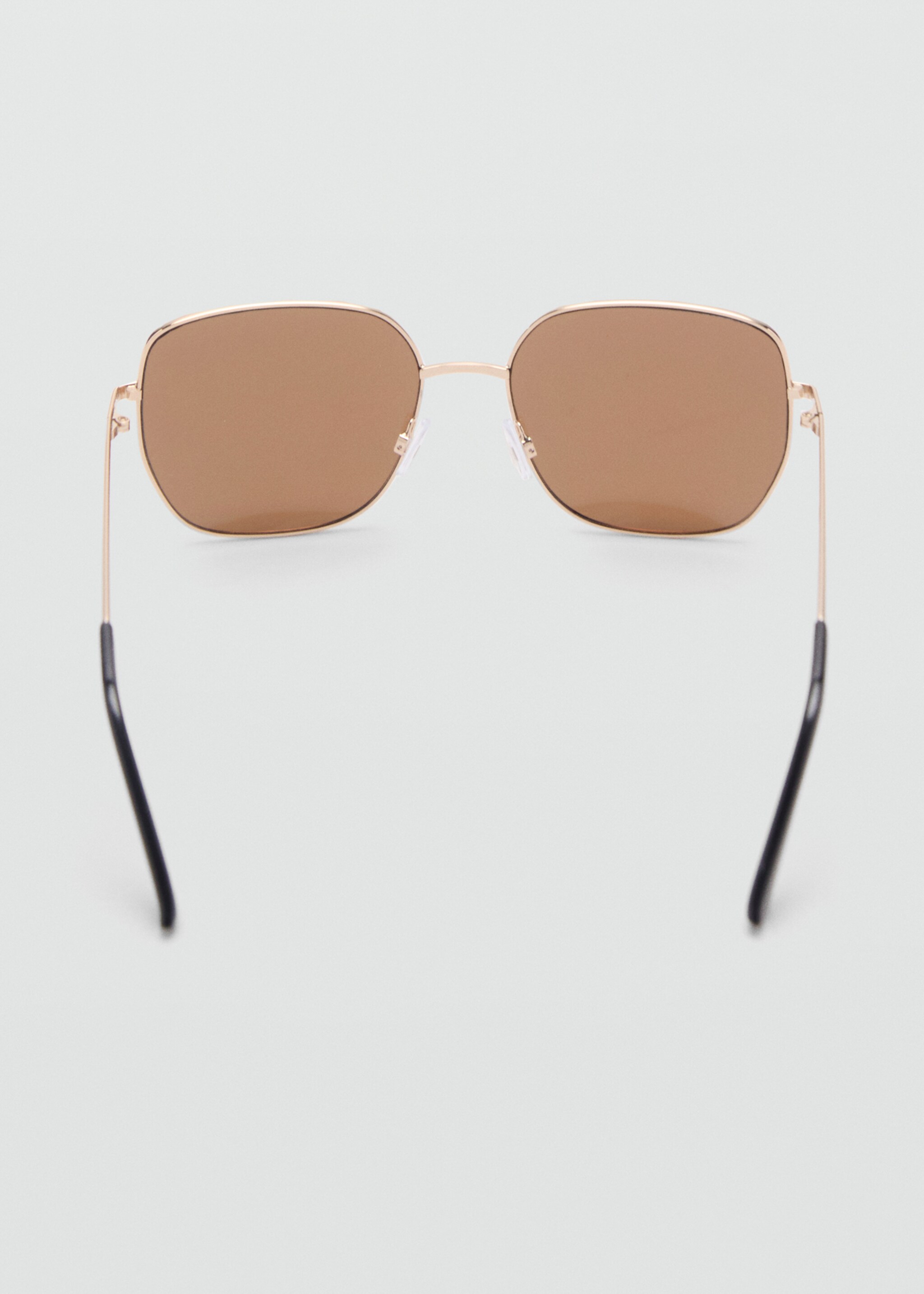 Lunettes de soleil monture métallique carrées - Détail de l'article 1, Or. Ref: 87060576-00.