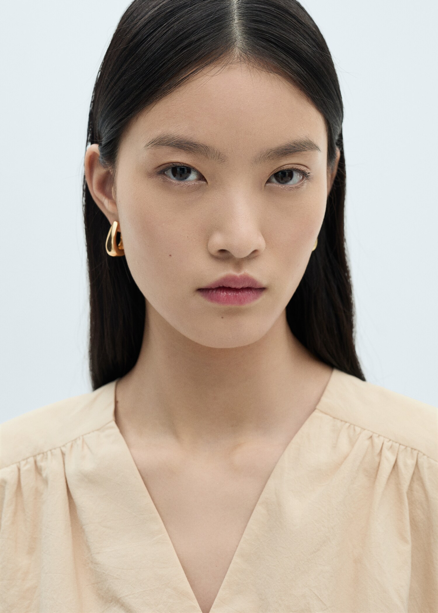 Blouse coton détails froncés - Détail de l'article 1