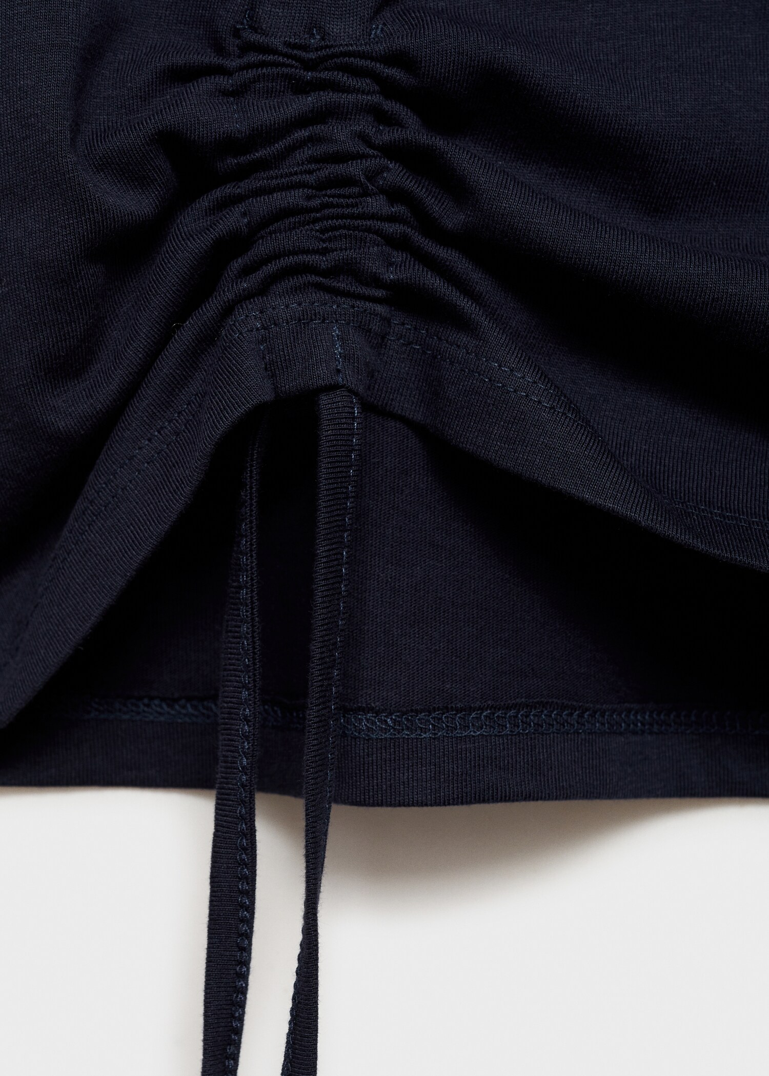 T-shirt with decorative flounces - Details of the article 0