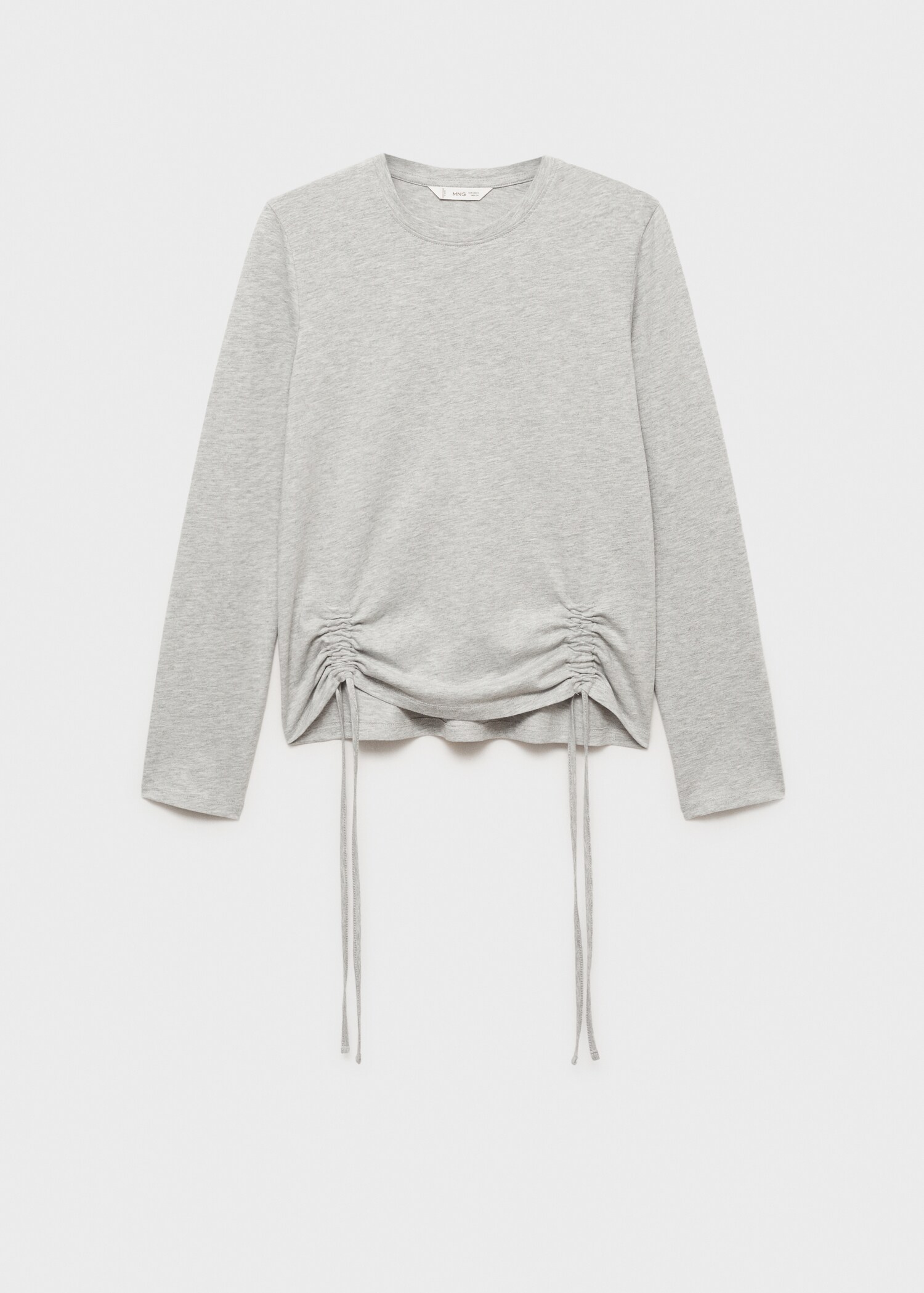 T-shirt with decorative flounces - Article without model