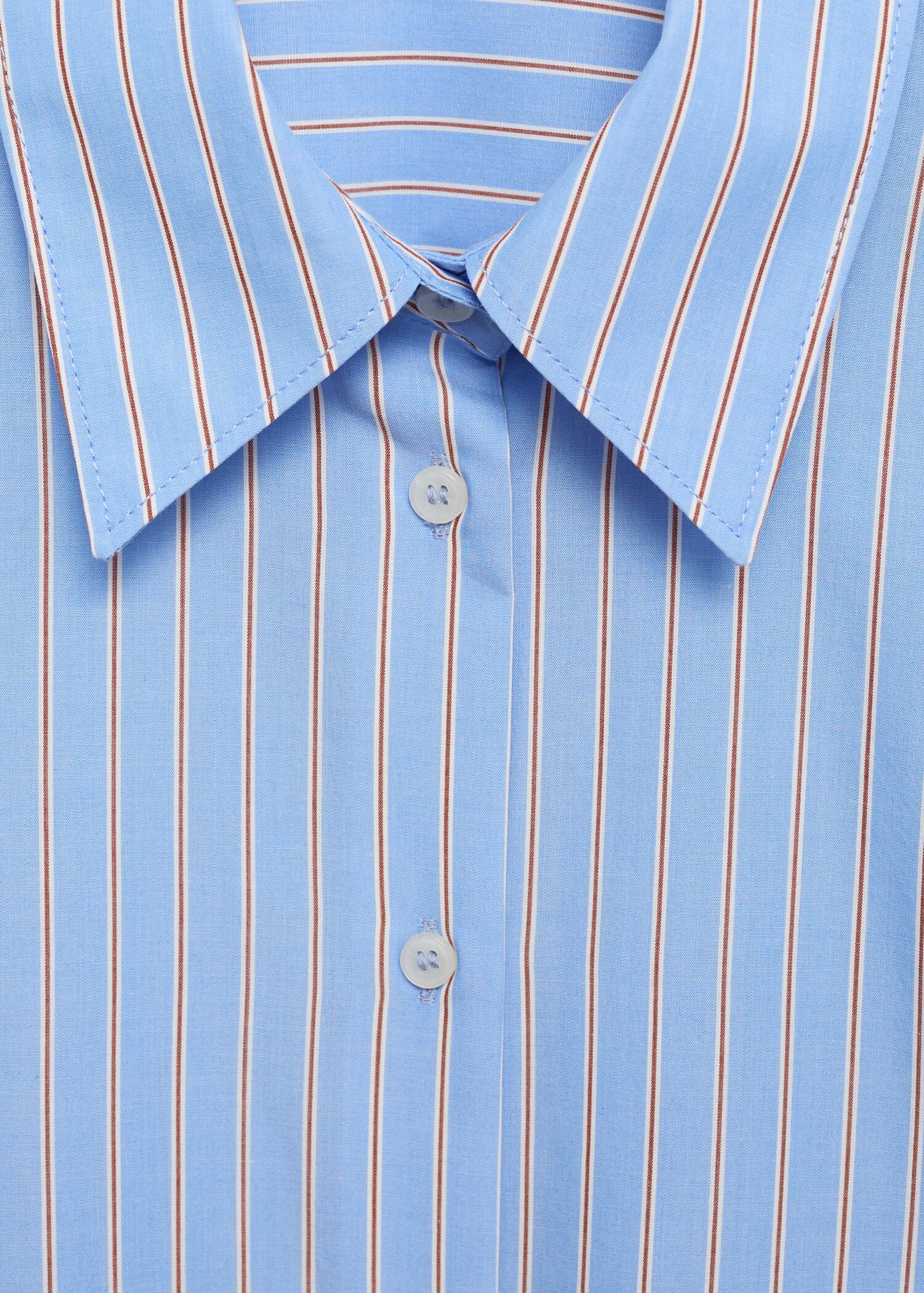 Regular cotton lyocell-blend shirt - Details of the article 8