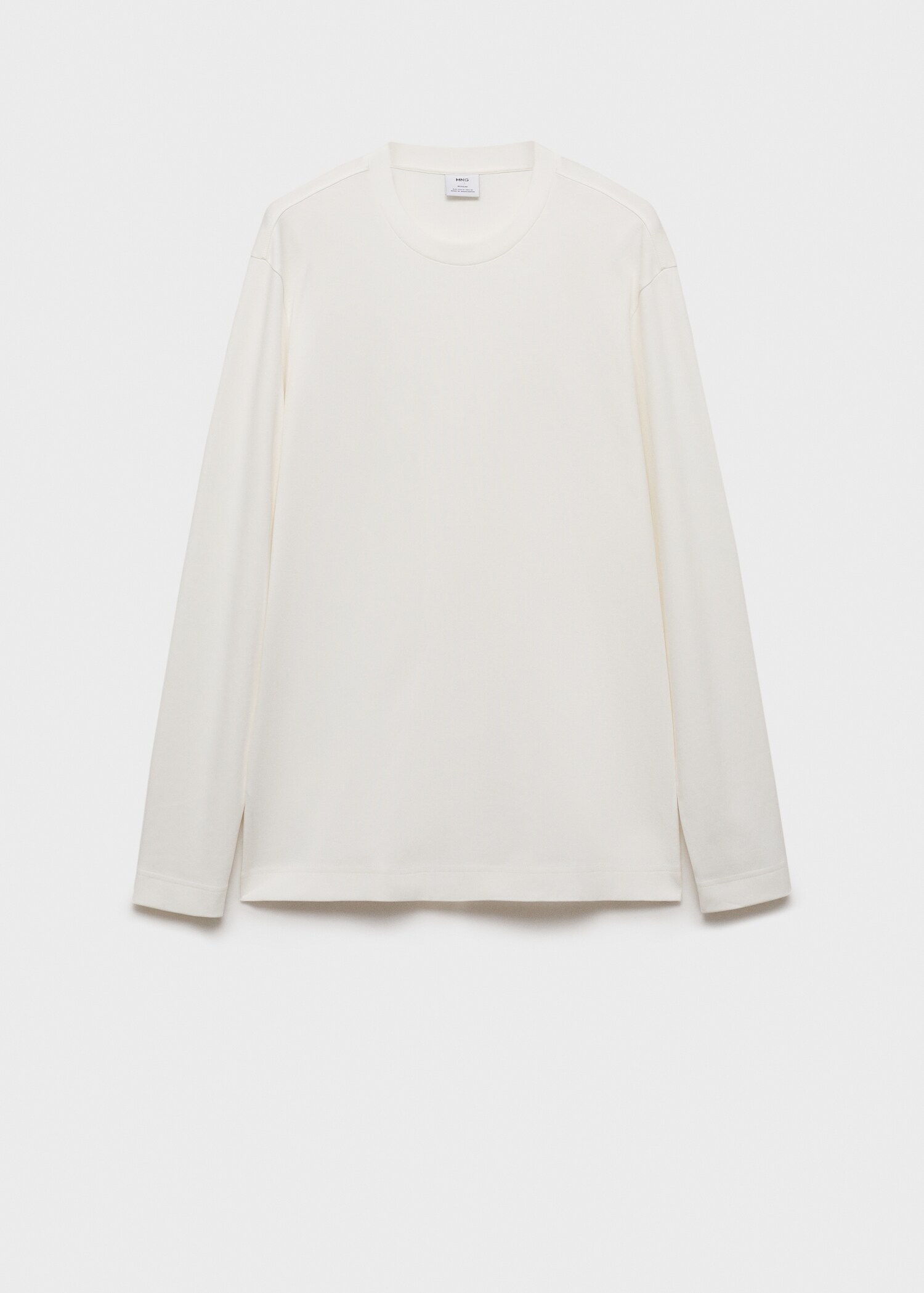 Camiseta manga larga regular fit - Artículo sin modelo