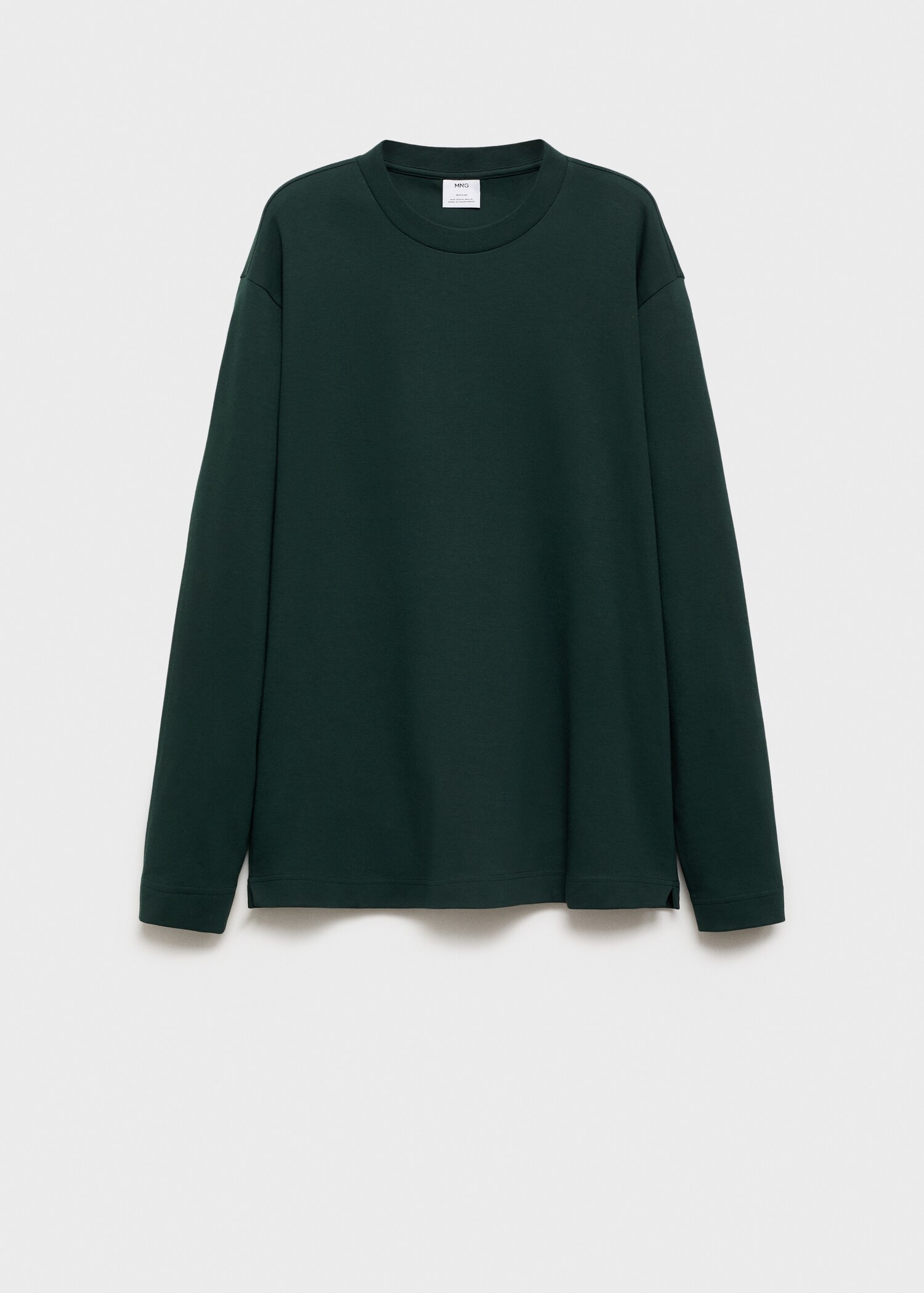 Camiseta manga larga regular fit - Artículo sin modelo