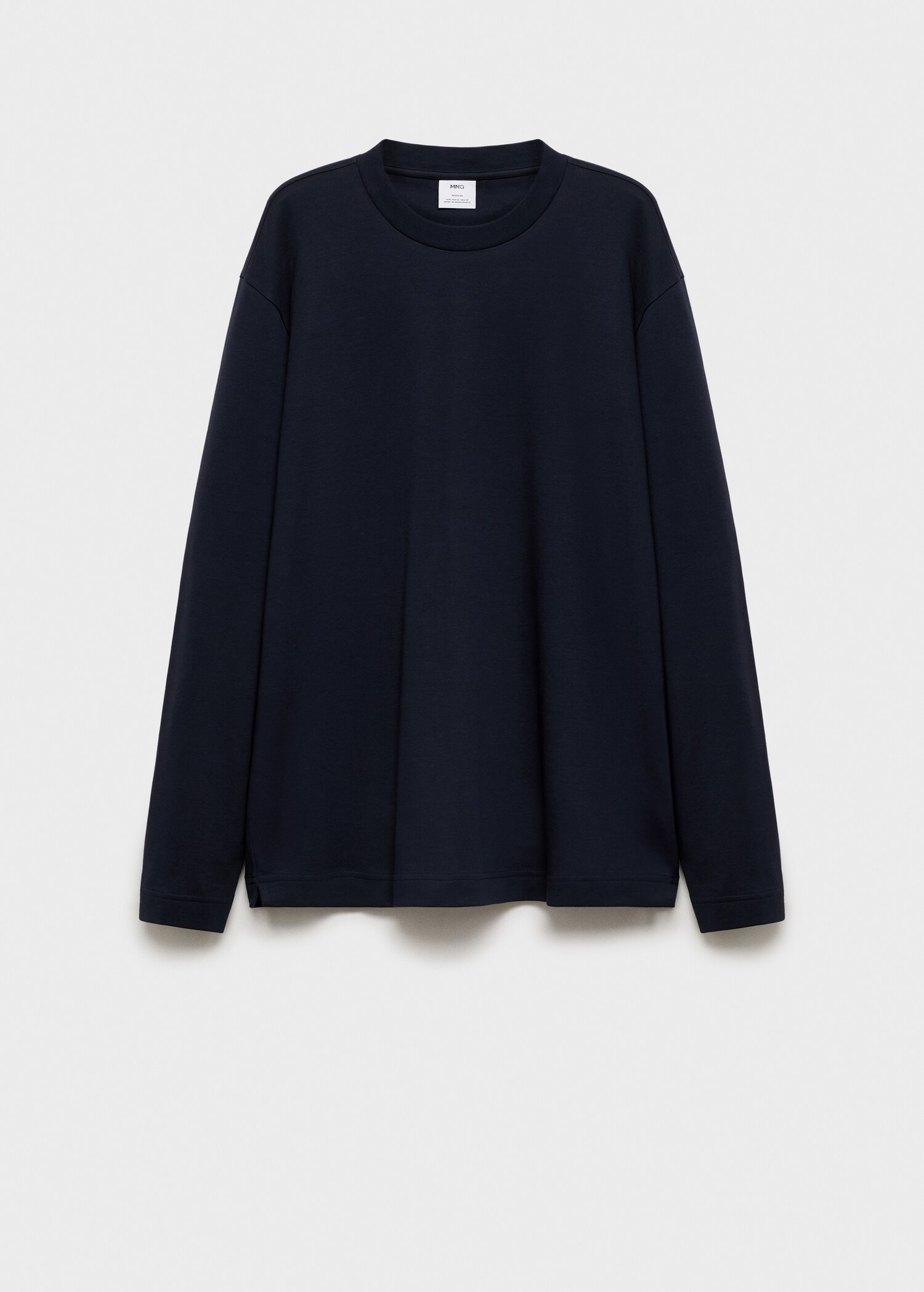 Camiseta manga larga regular fit - Artículo sin modelo