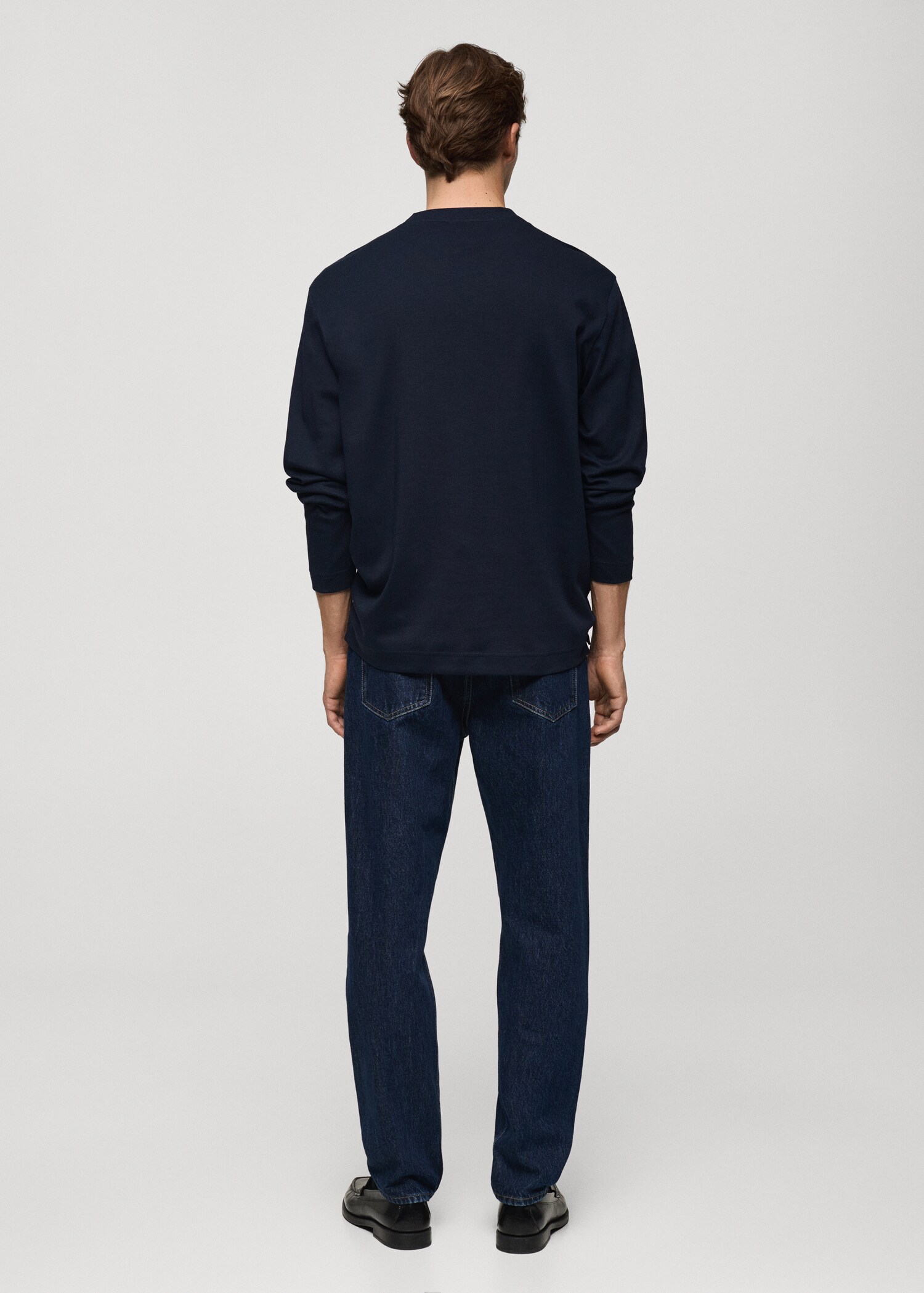 Camiseta manga larga regular fit - Reverso del artículo