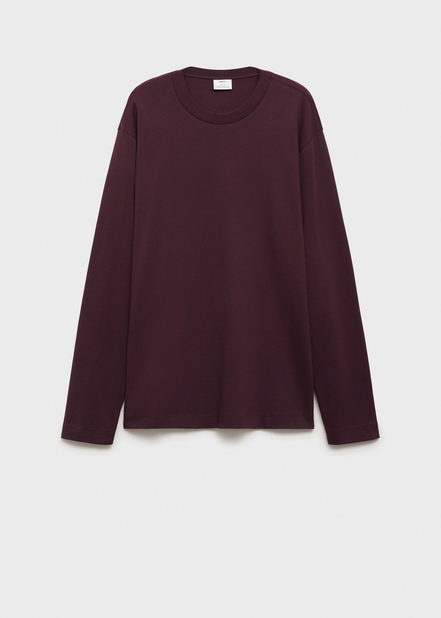 Camiseta manga larga regular fit - Artículo sin modelo