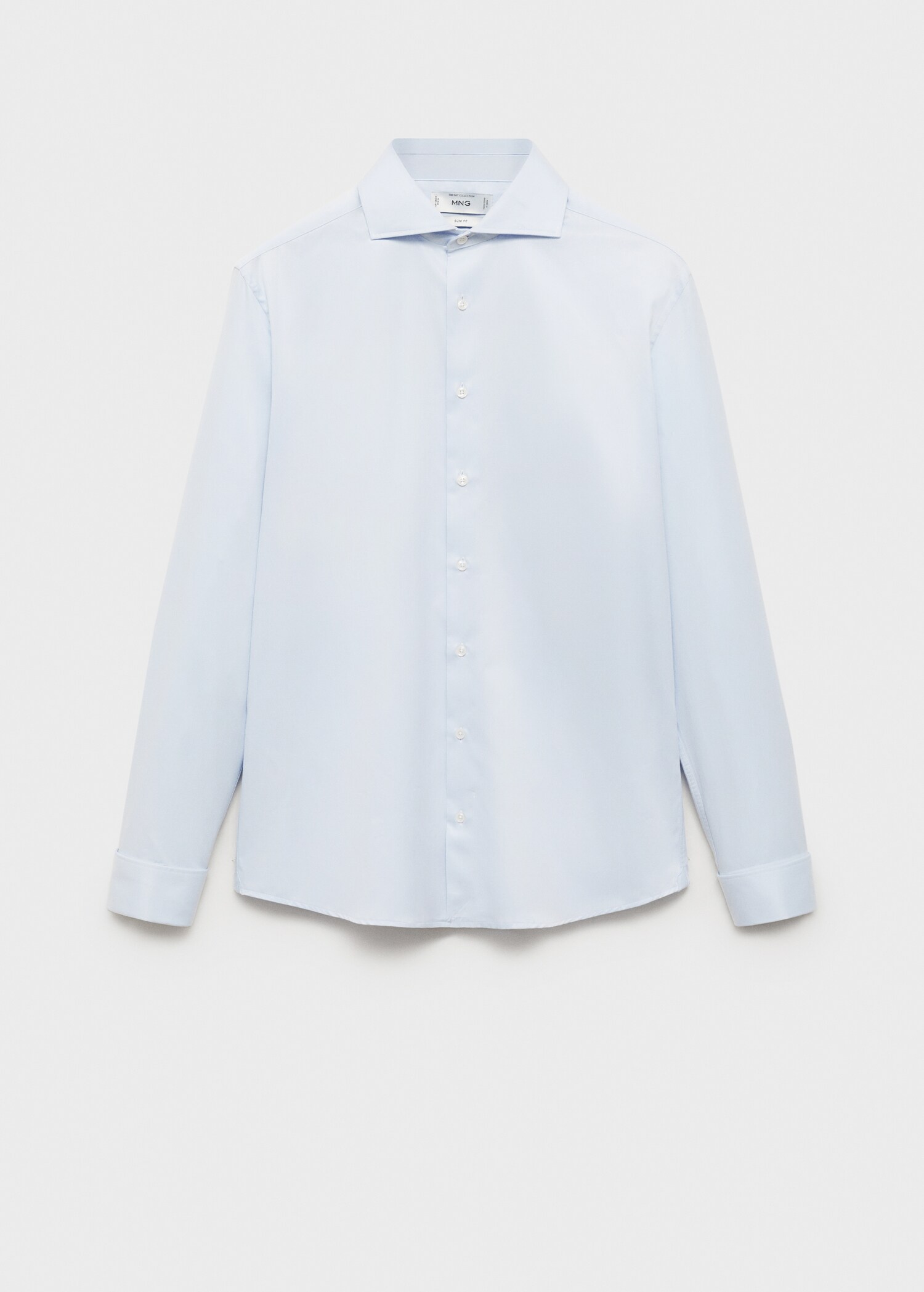 Camisa gemelos traje slim fit tejido twill - Artículo sin modelo