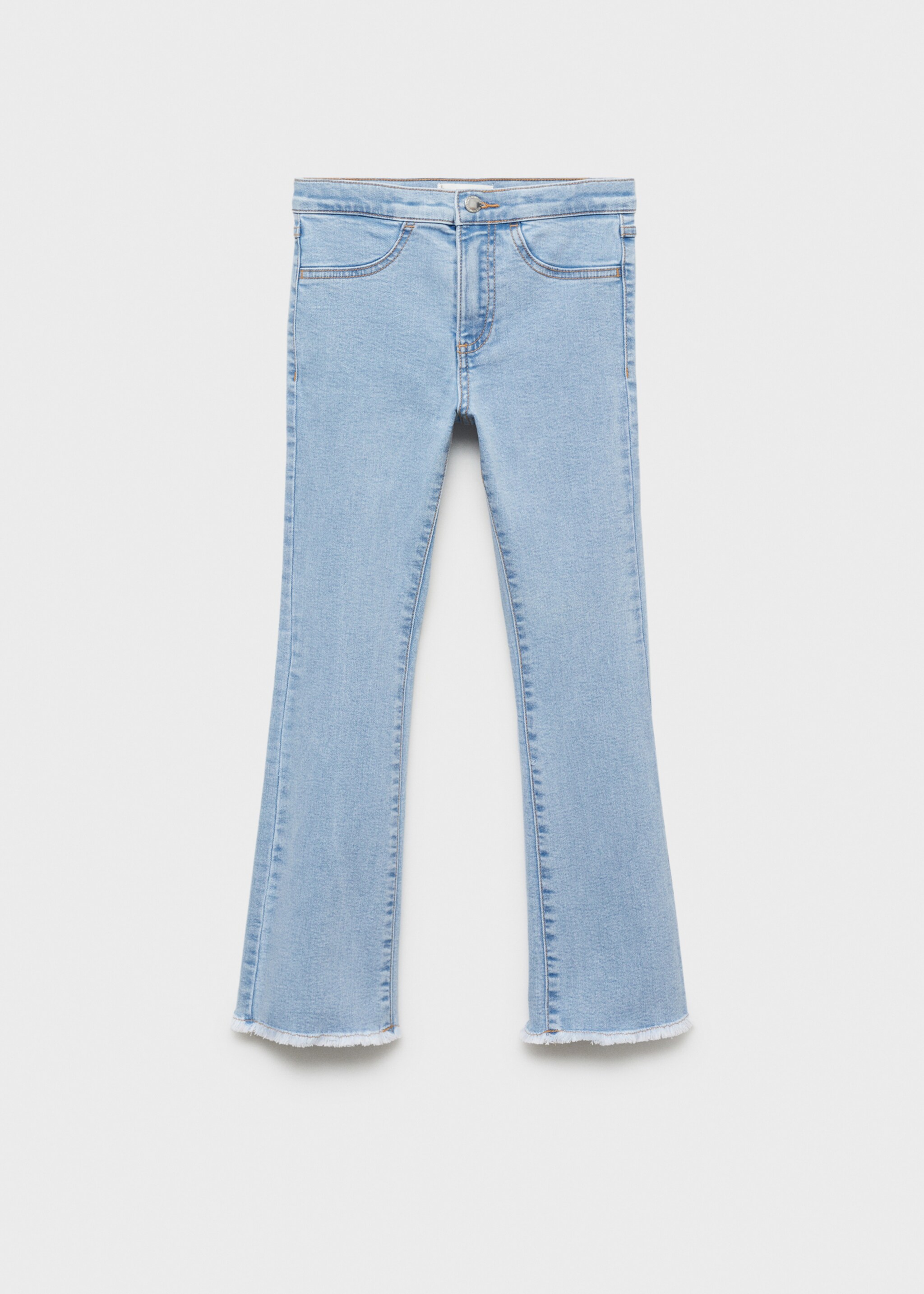 Frayed trumpet jeans - Article without model, Light Blue. Ref: 87060613-00.