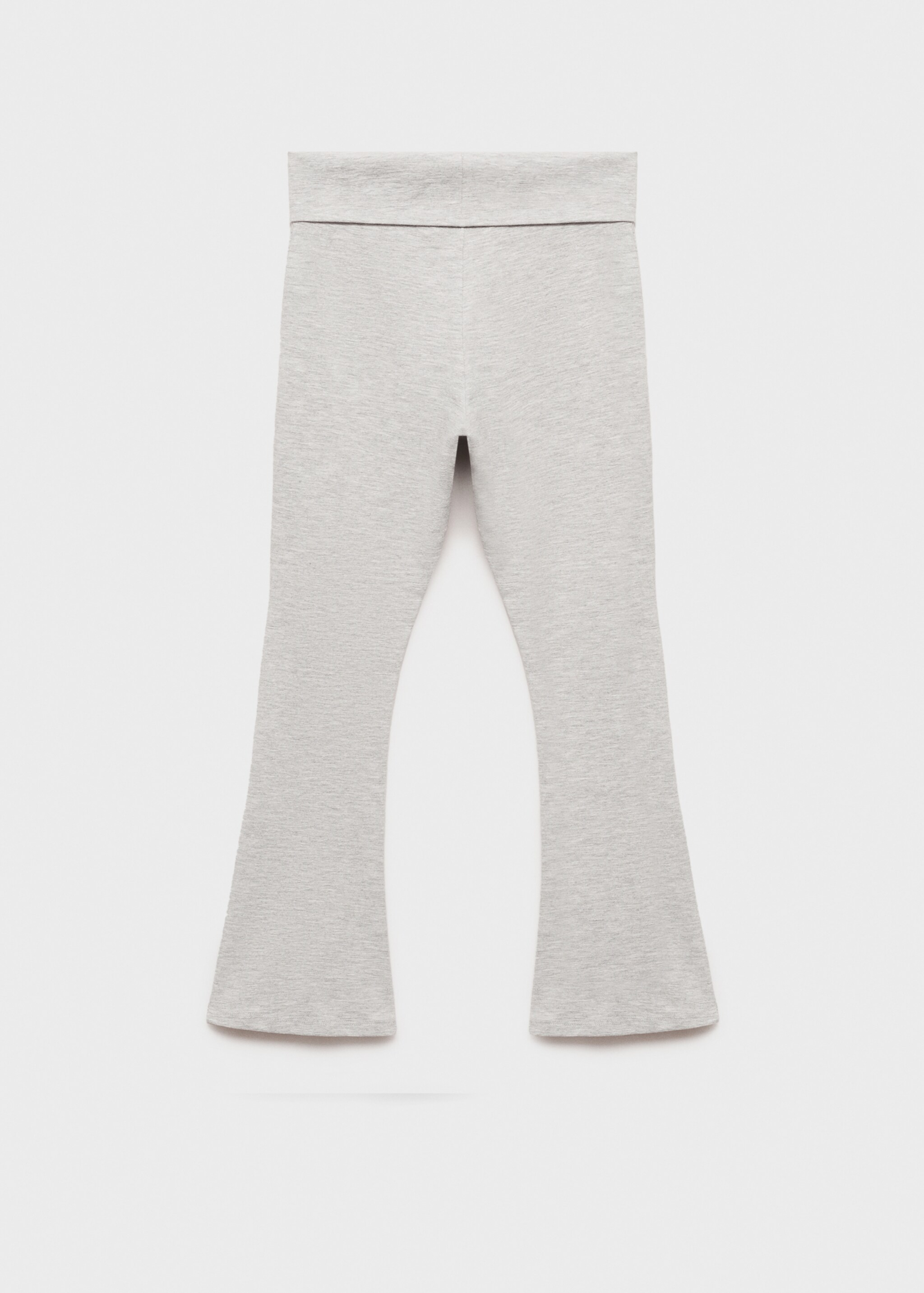 Utsvängda leggings - Artikelns baksida, Ljus Heather Grå. Ref: 87060621-00.