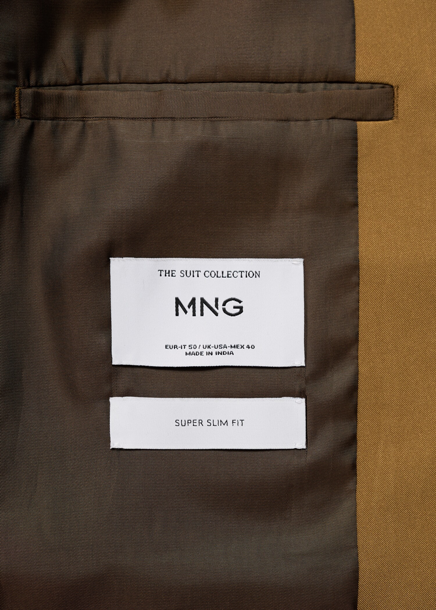 Oblekové sako super slim fit ze strečové látky - Detail zboží 0