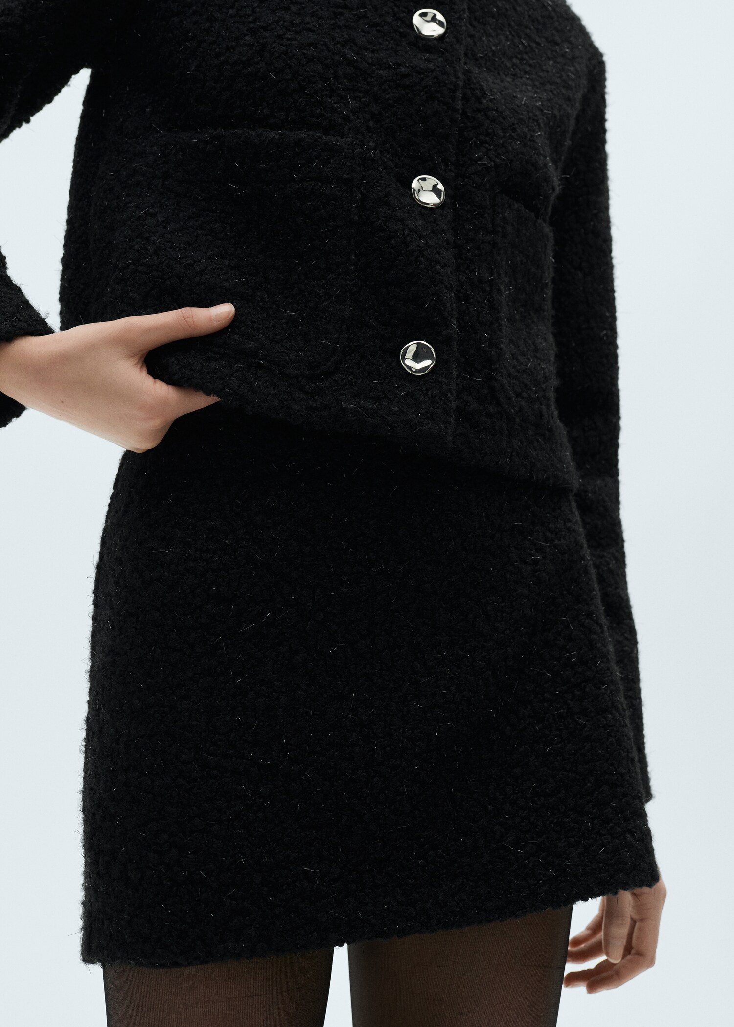 Minijupe tissu bouclette - Détail de l'article 6