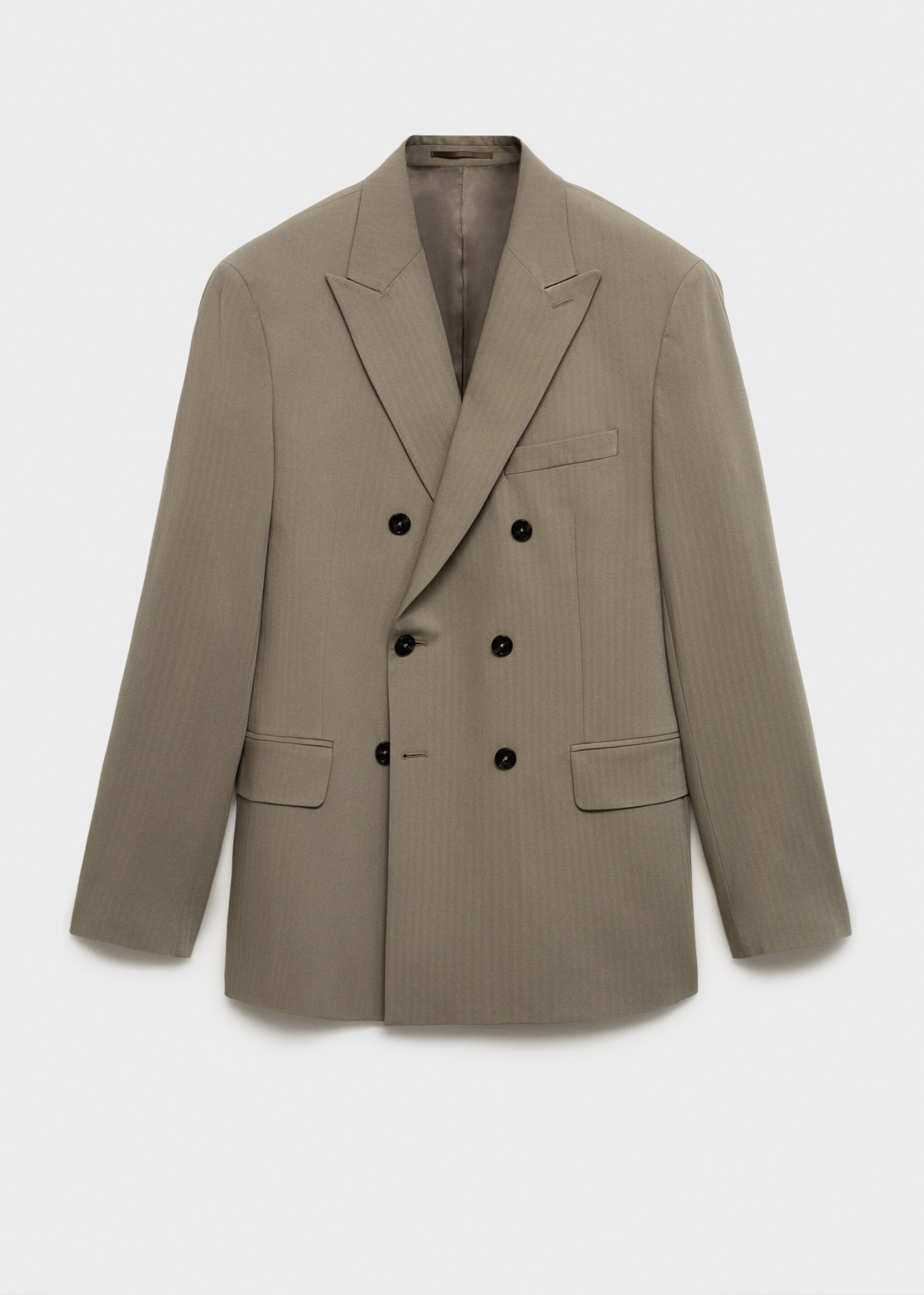 Zweireihiges Slim-Fit-Sakko Mónaco - Artikel ohne Model, Beige. Ref: 87060627-00.