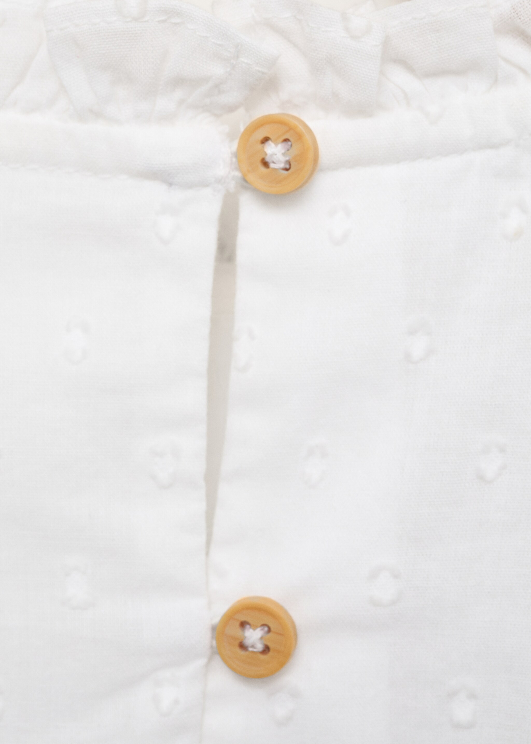 Blouse coton broderies - Détail de l'article 0, Blanc. Ref: 87060634-00.