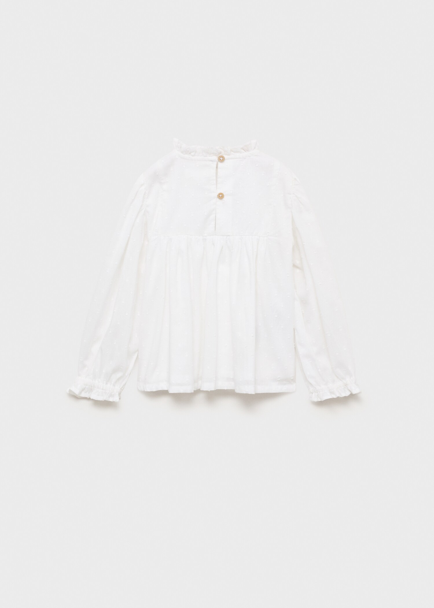 Blouse coton broderies - Verso de l’article