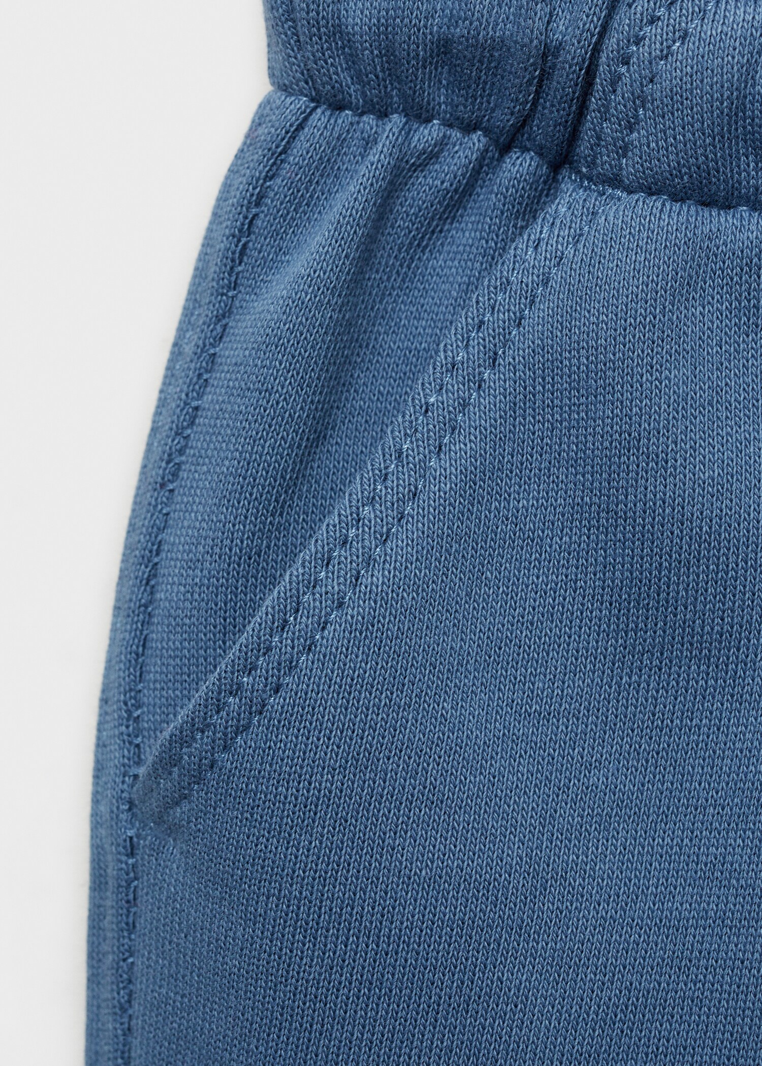 Cotton jogger-style trousers - Details of the article 0