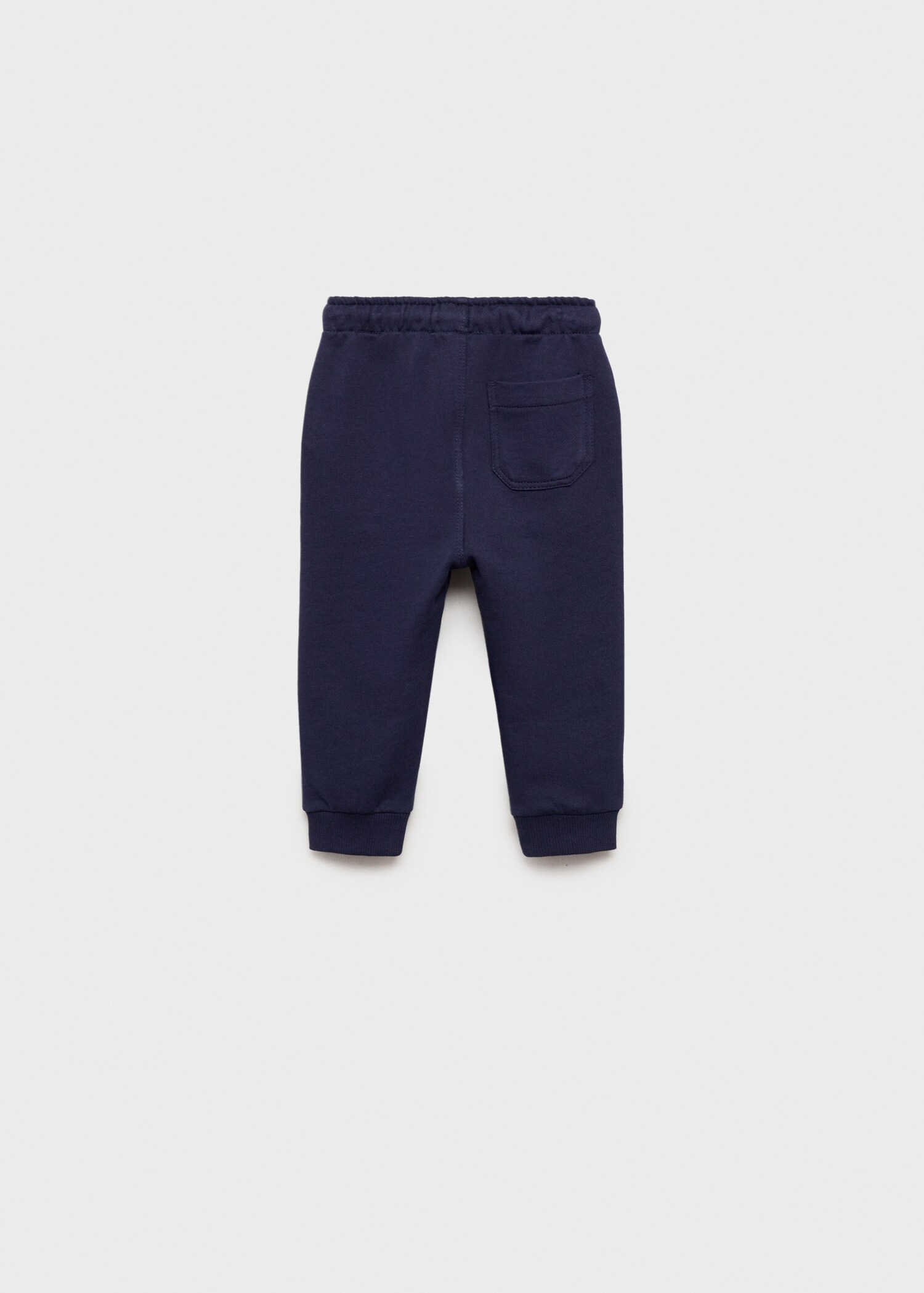 Cotton jogger-style trousers - Reverse of the article