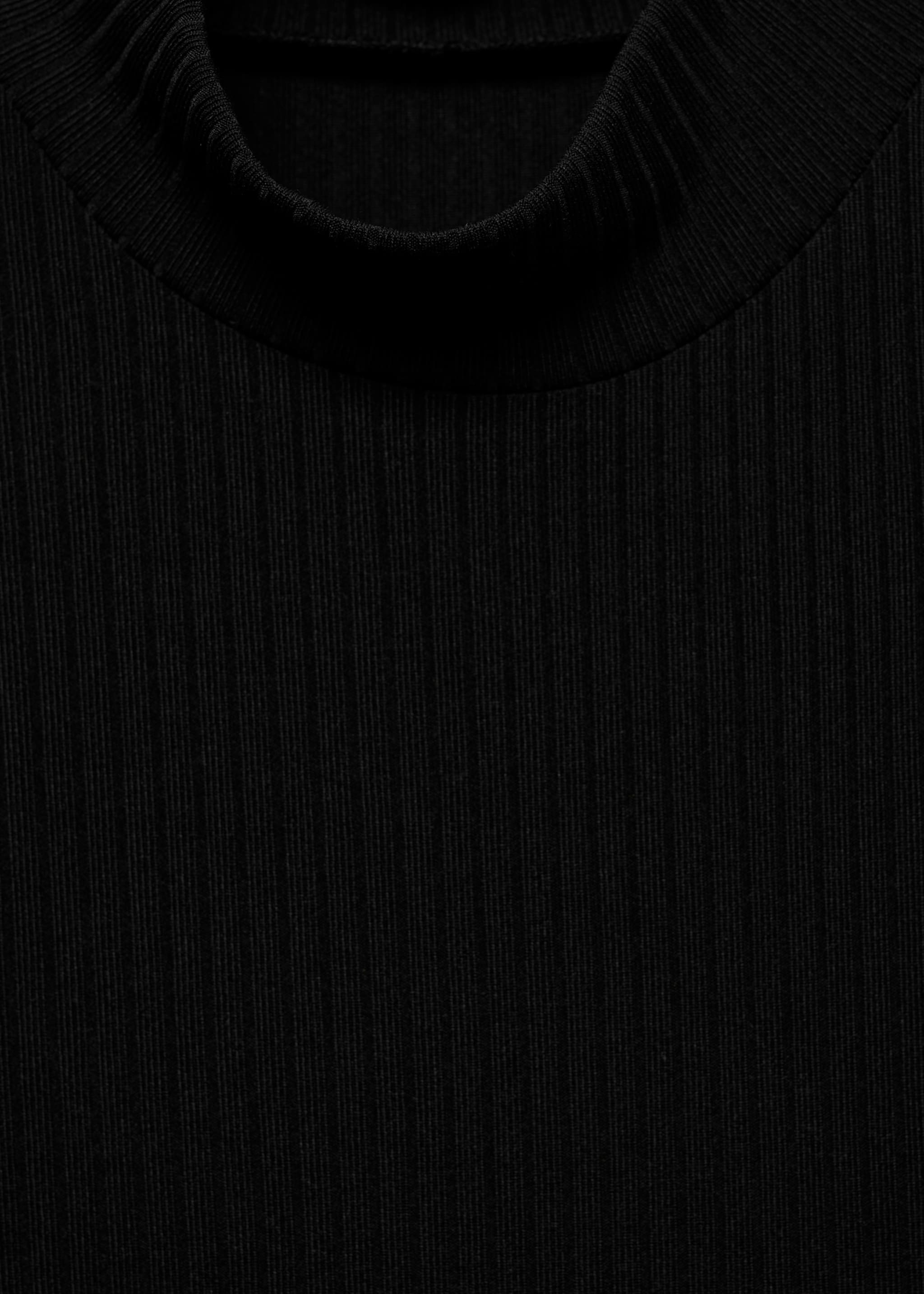 Dress with pleats and belt - Details of the article 0, Beige. Ref: 87060639-00.