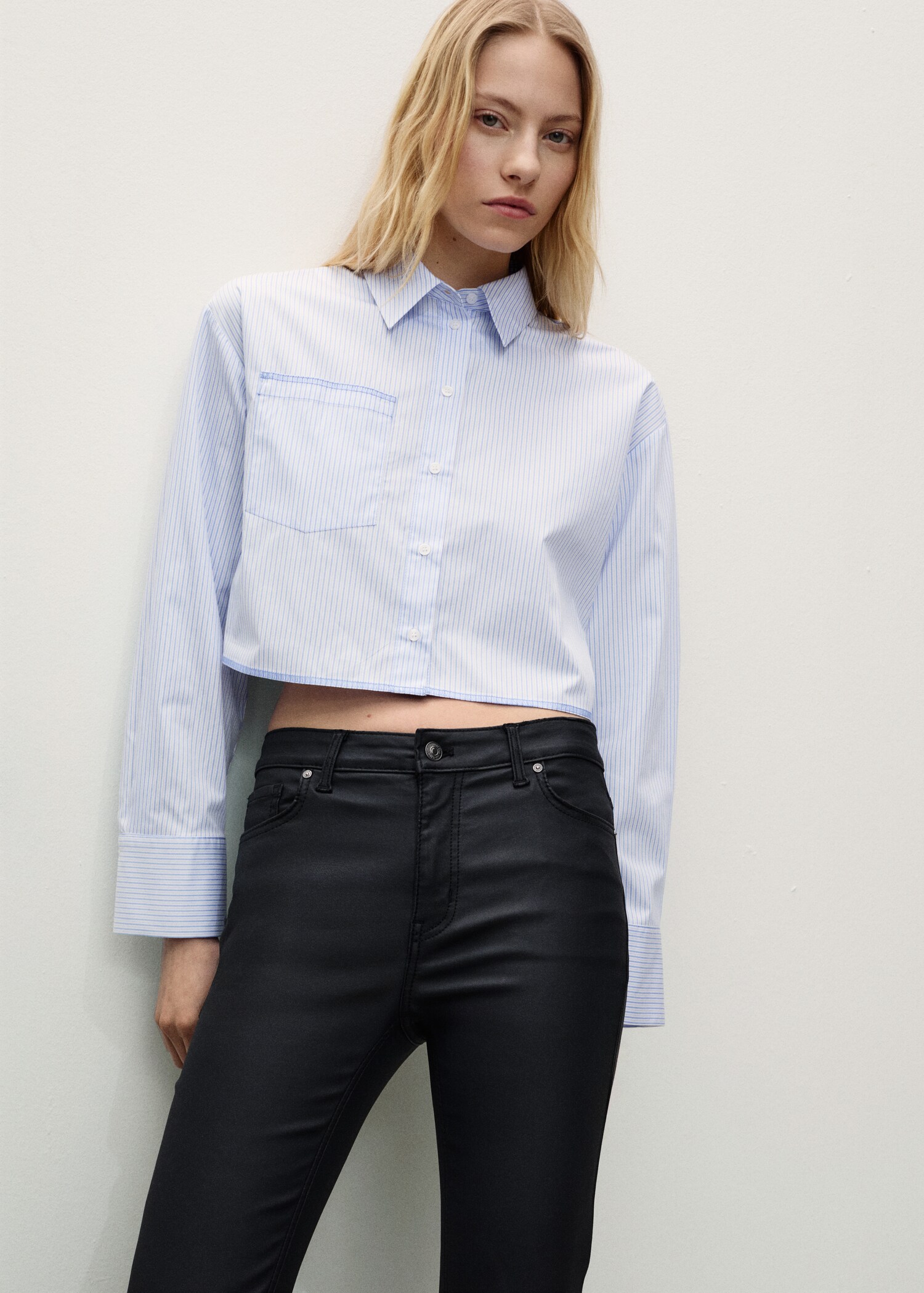 Jean Sienna flare crop enduit - Détail de l'article 1