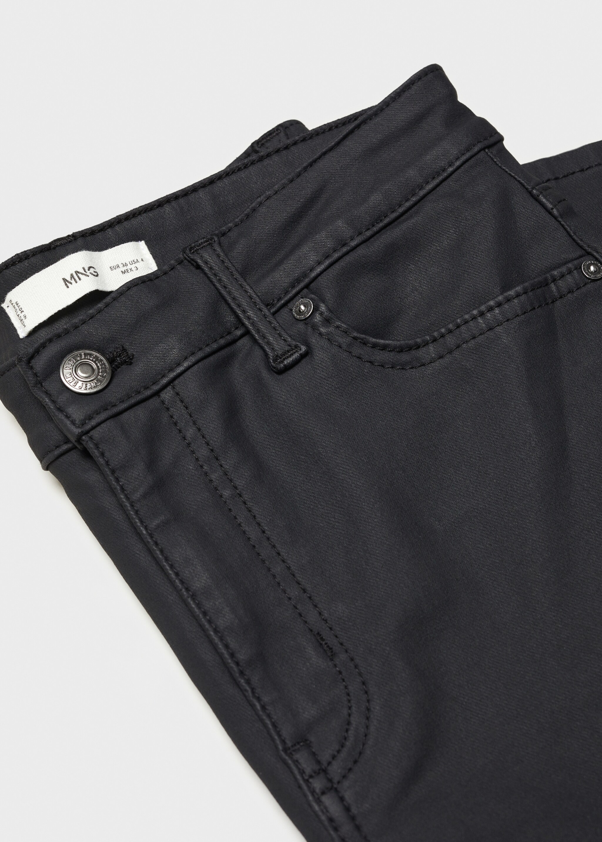 Vaxade jeans Sienna flare crop - Detaljer om artikeln 8, Svart. Ref: 87060643-00.