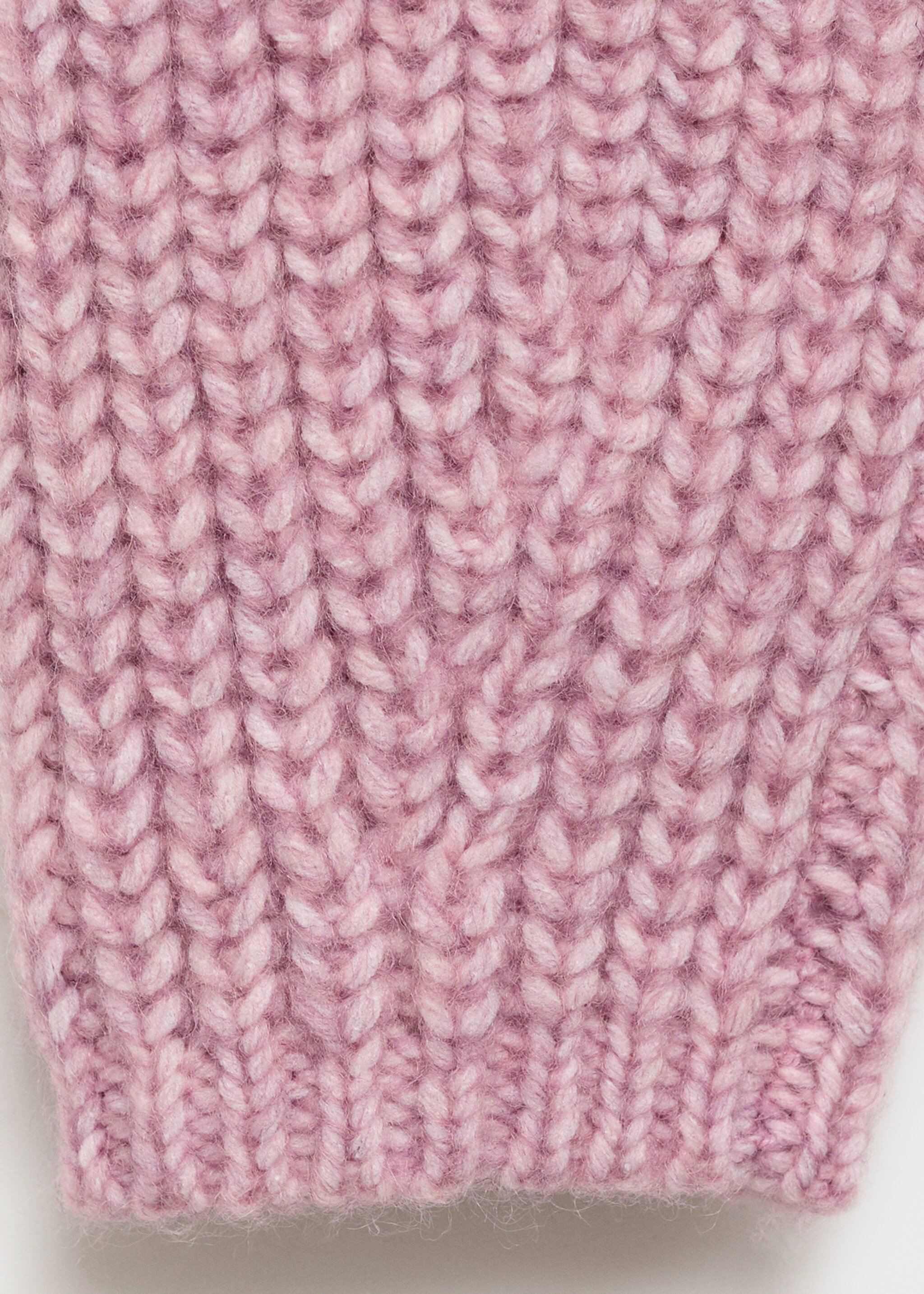 Chunky-knit sweater - Details of the article 0, Pink. Ref: 87060647-00.