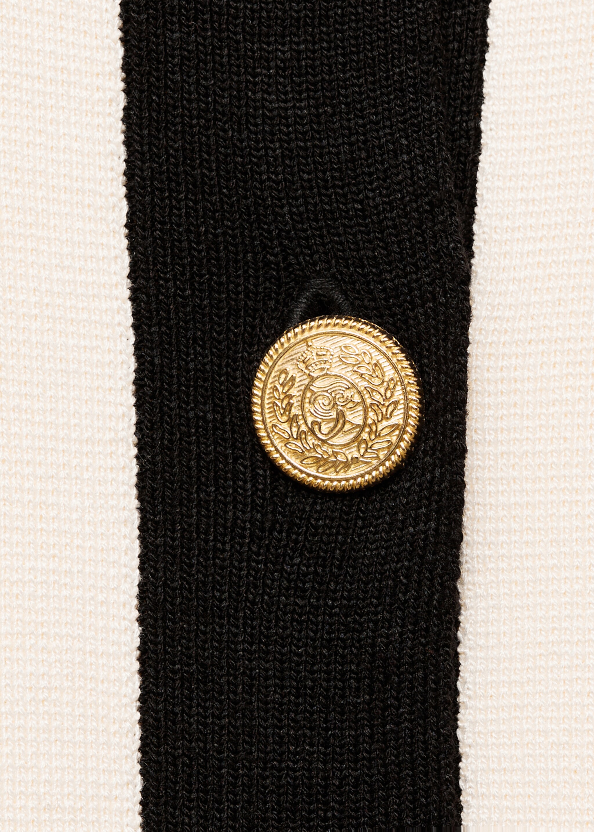 Cardigan kontrastbårder - Detaljer om artikeln 8, Rå. Ref: 87060651-00.