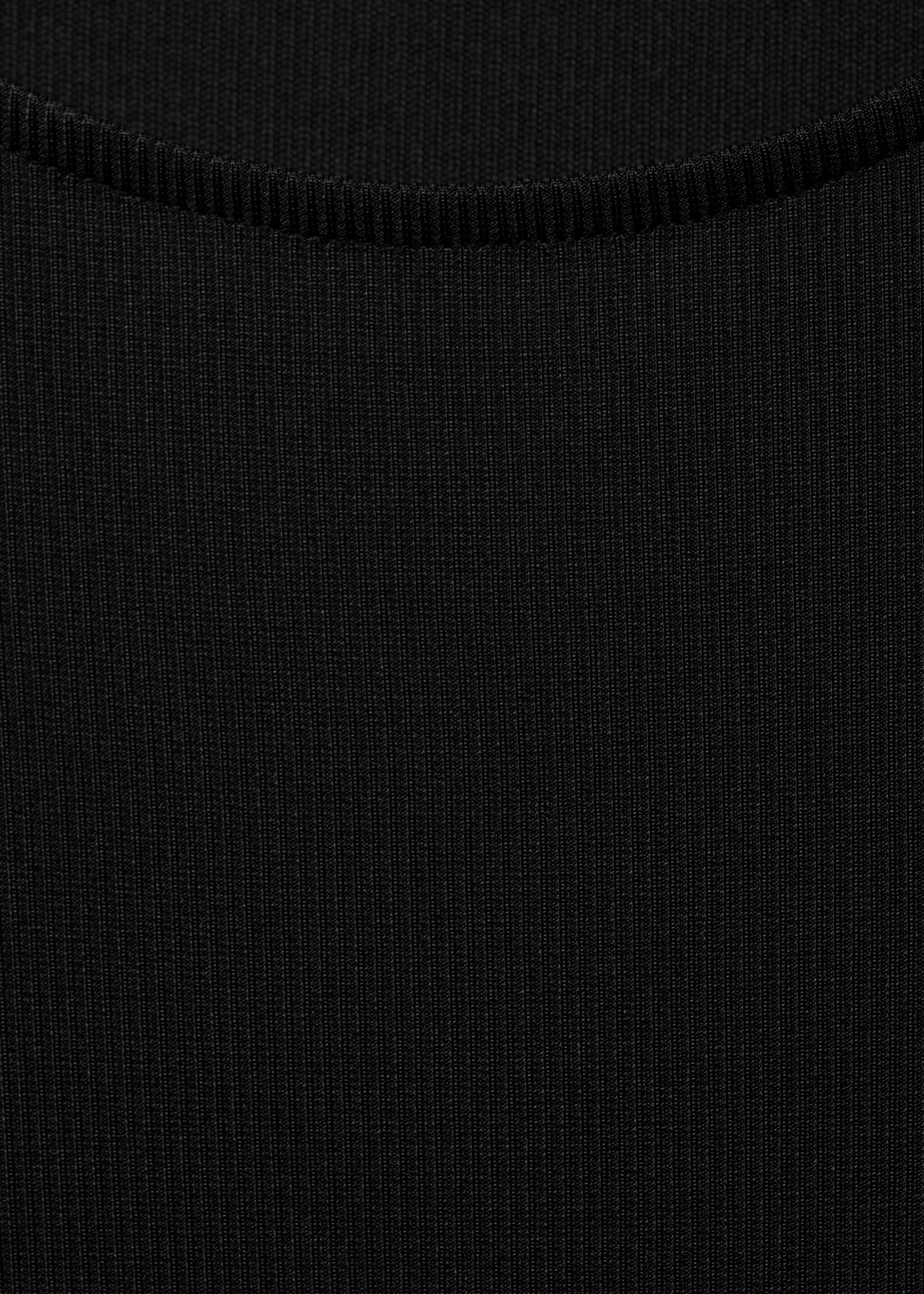 Vestido evasé plisado - Detalle del artículo 0, Negro. Ref: 87061046-00.