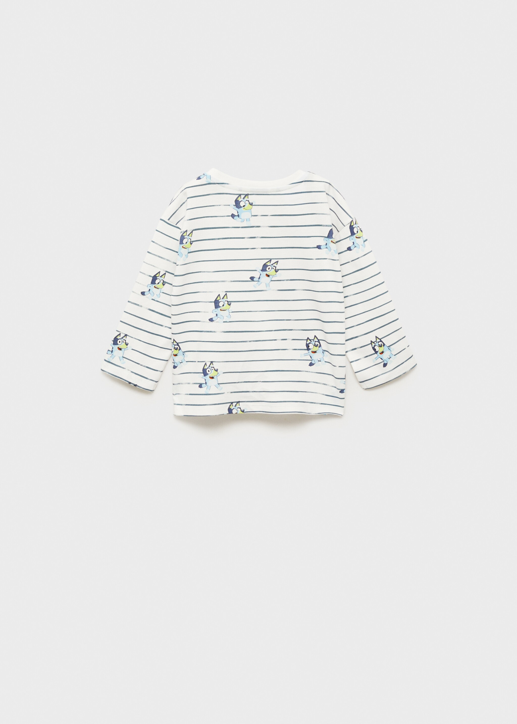 Bluey printed t-shirt - Reverse of the article, Off White. Ref: 87061047-00.