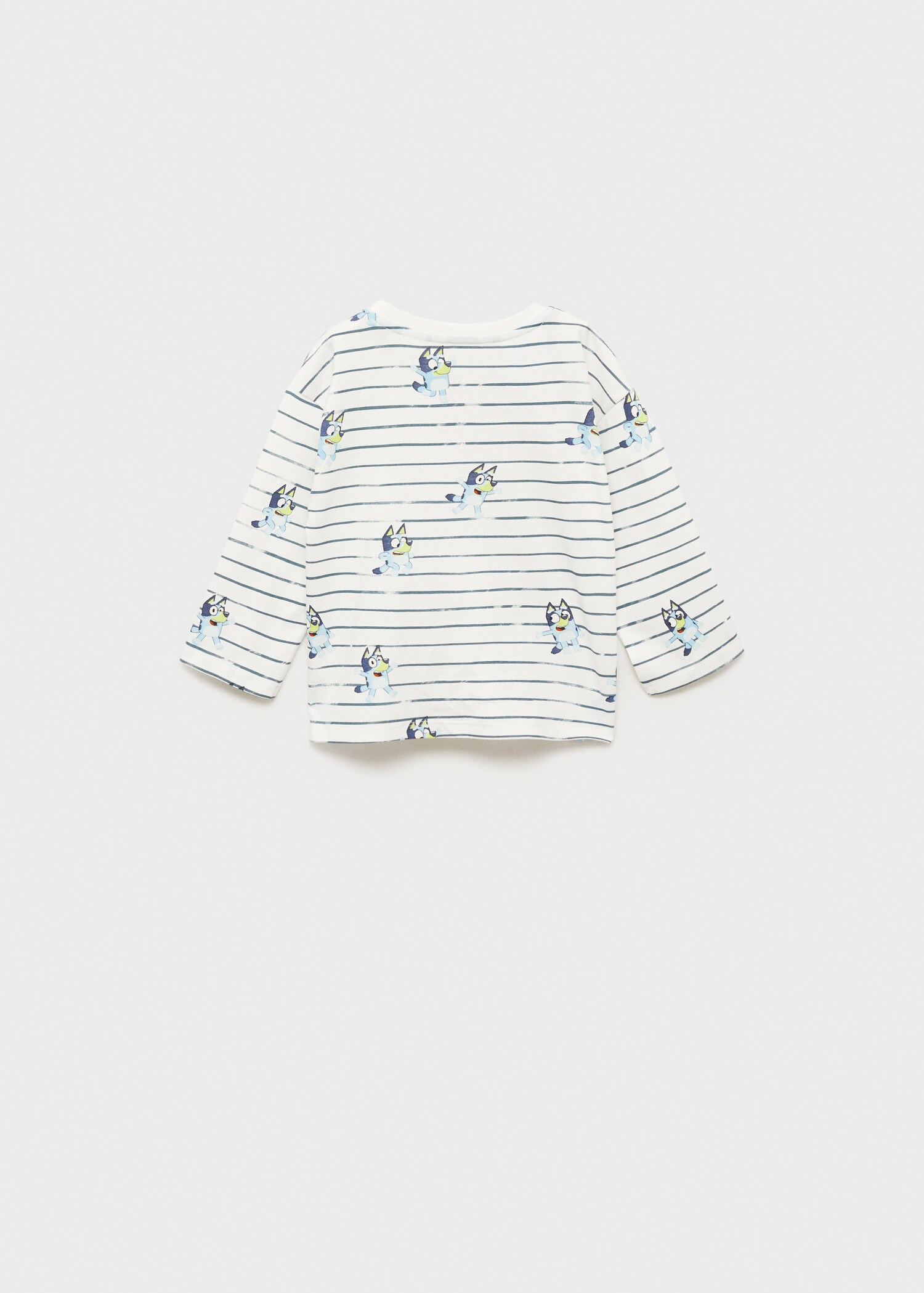 Bluey printed t-shirt - Reverse of the article