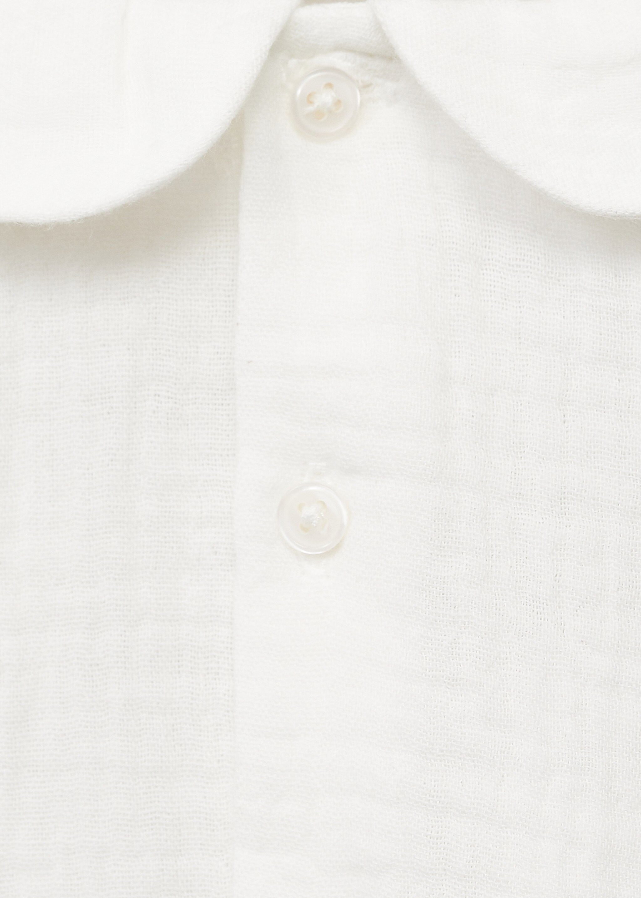 Cotton bodysuit blouse - Details of the article 0, Off White. Ref: 87061052-00.