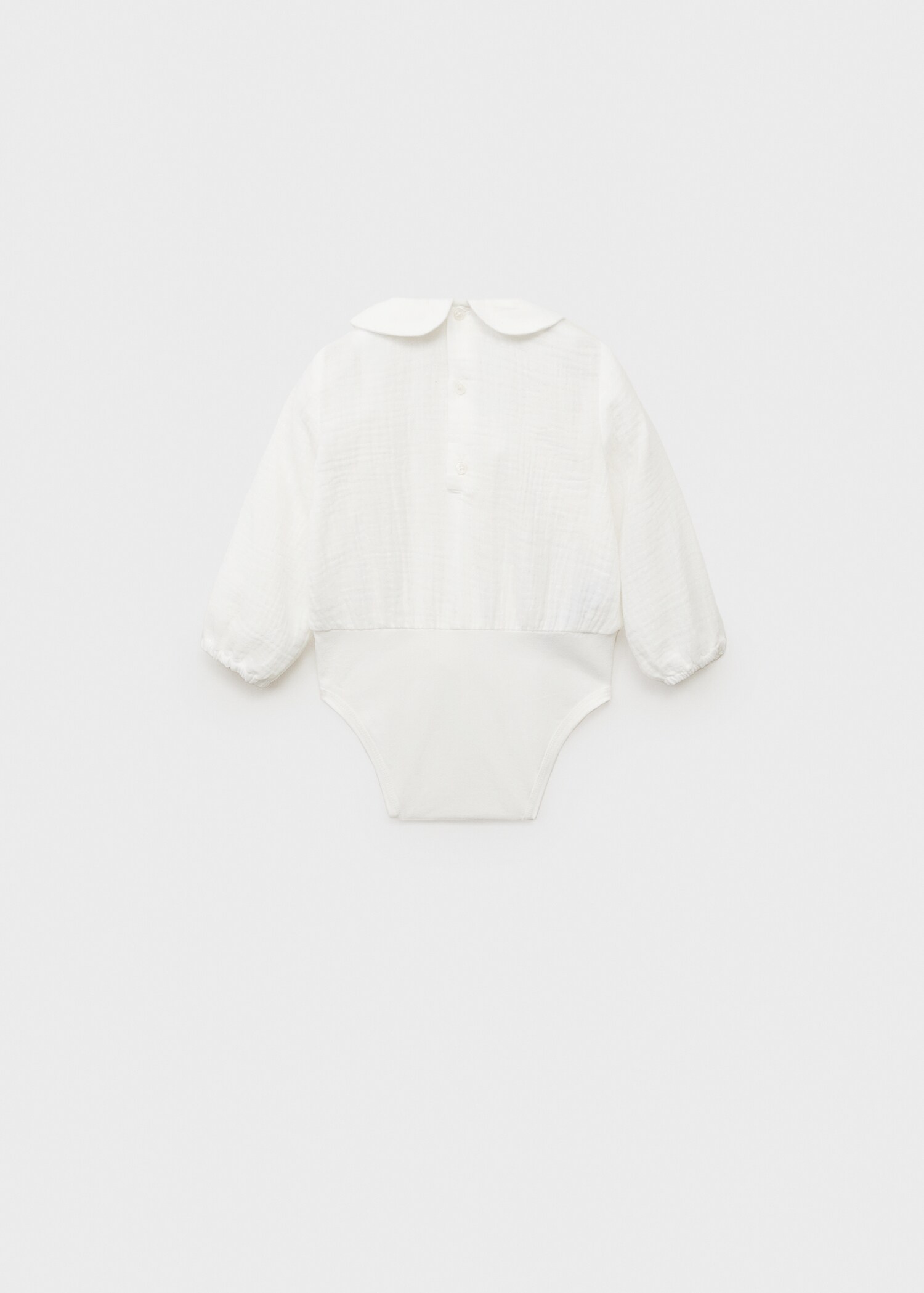 Cotton bodysuit blouse - Reverse of the article