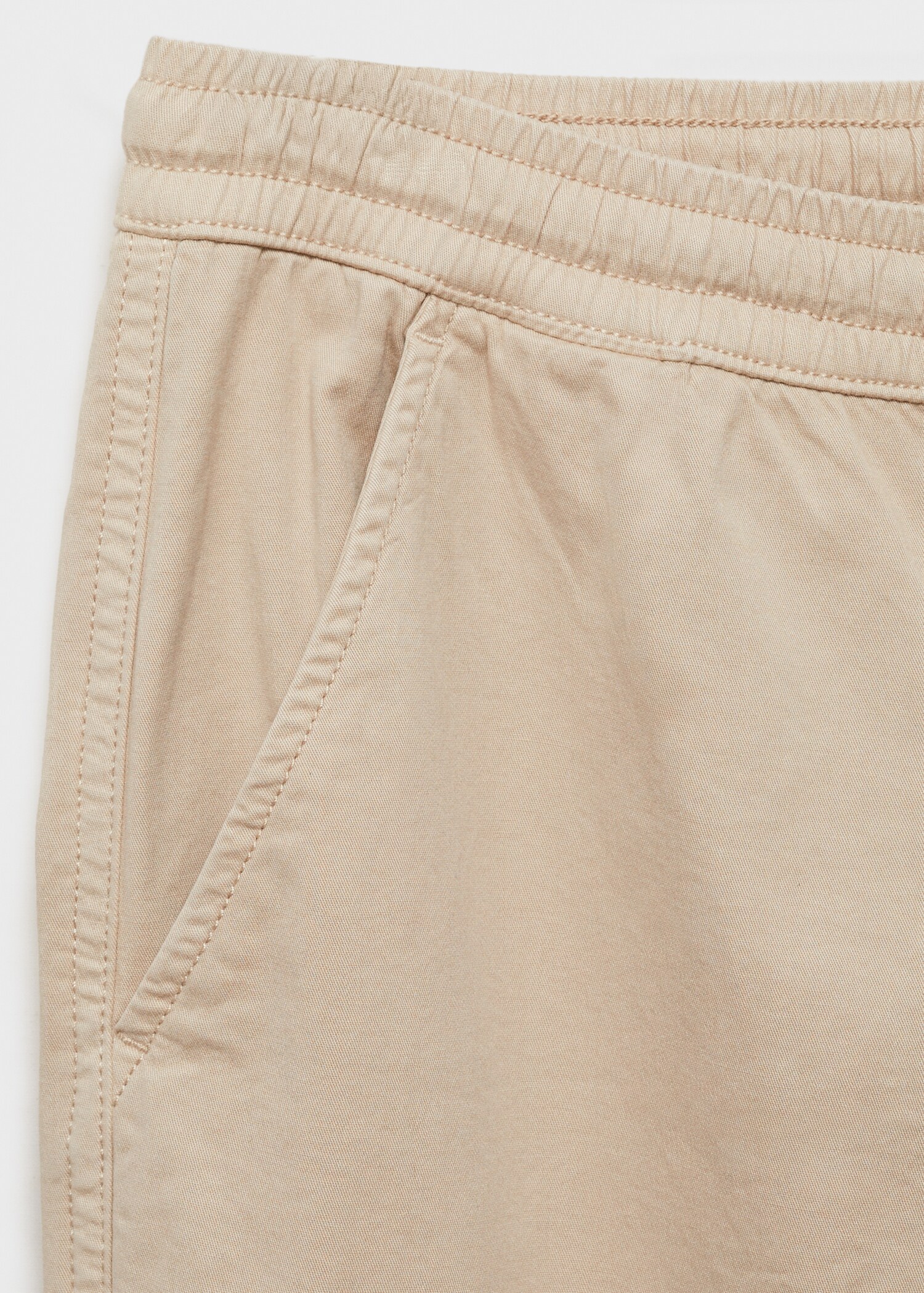 Cotton jogger trousers with pockets - Details of the article 0