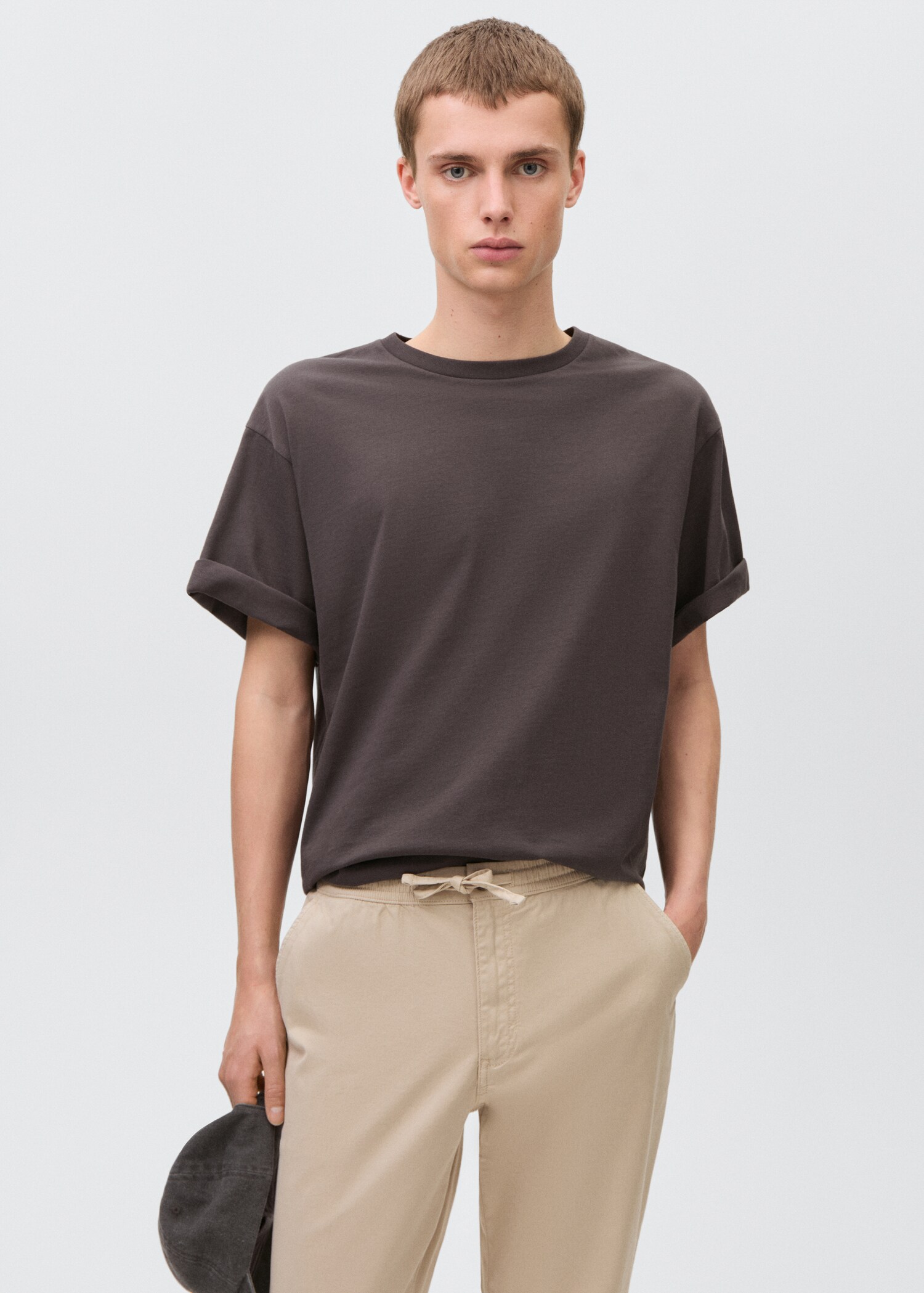 Cotton jogger trousers with pockets - Details of the article 2