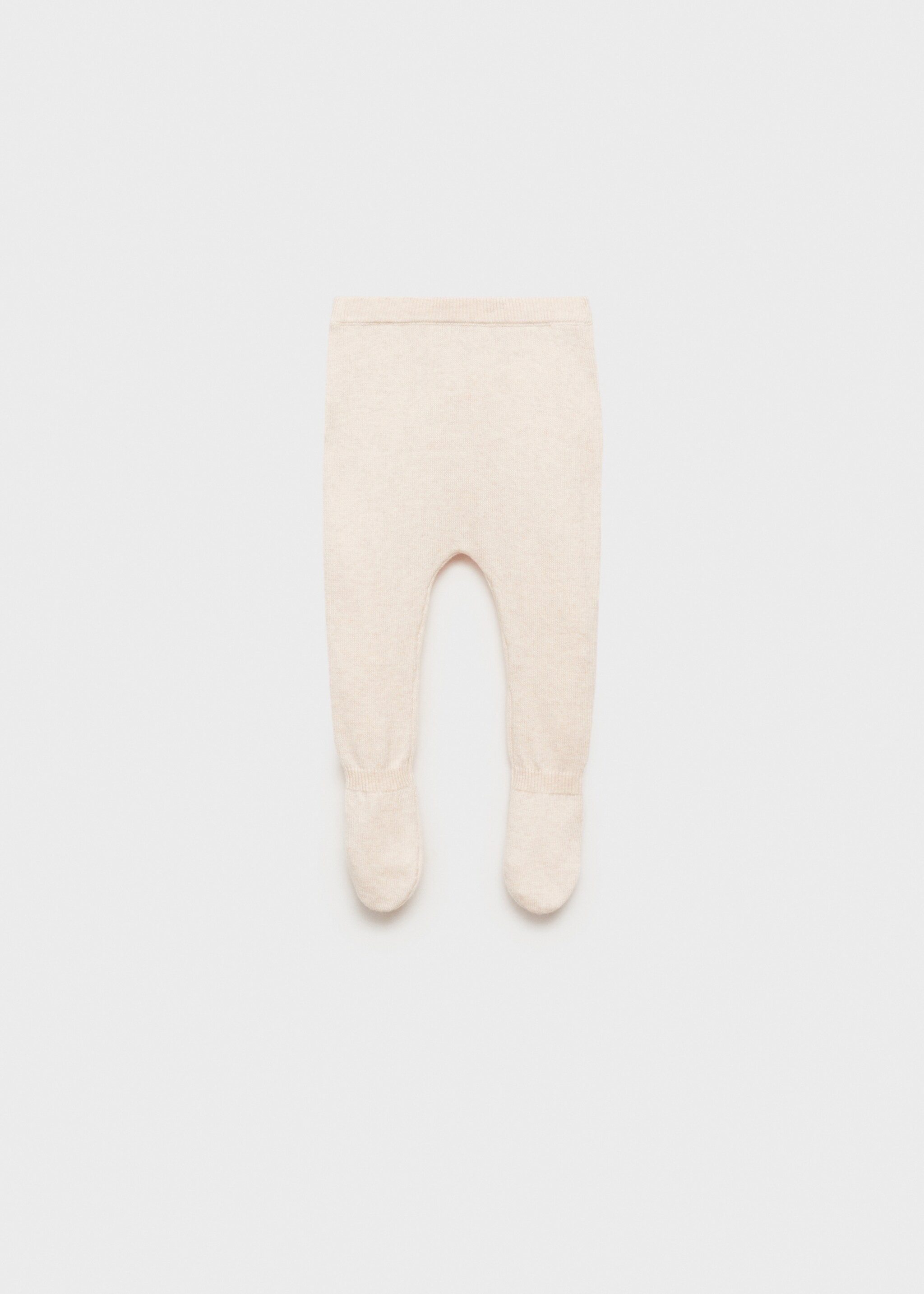 Cotton footed trousers - Article without model, Sand. Ref: 87061519-00.