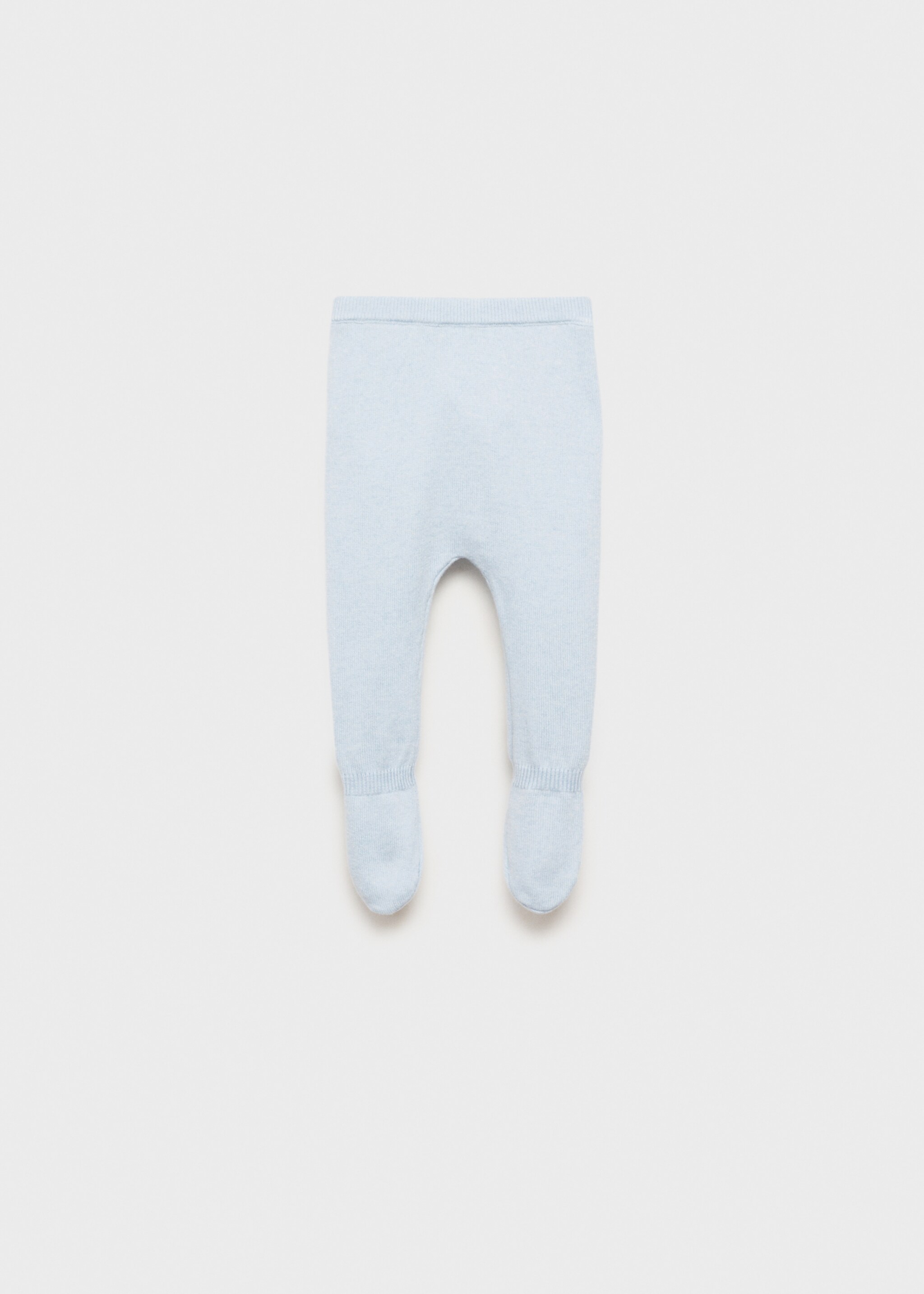 Cotton footed trousers - Article without model, Sky Blue. Ref: 87061519-00.